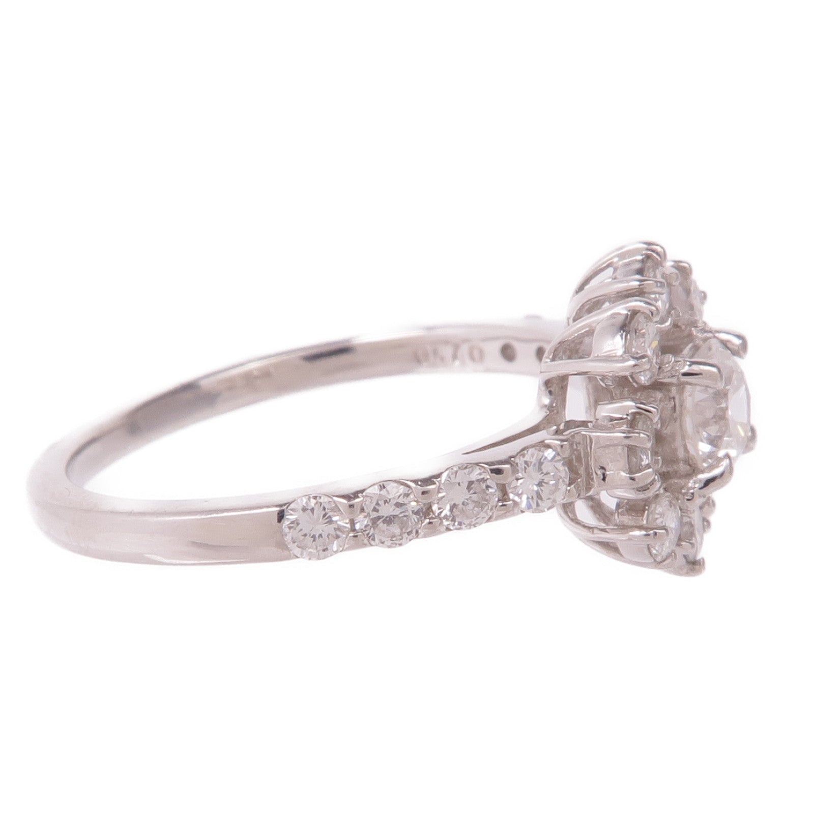 JEWELRY PT900鉑金Diamond Ring鑽石戒指US#5.25