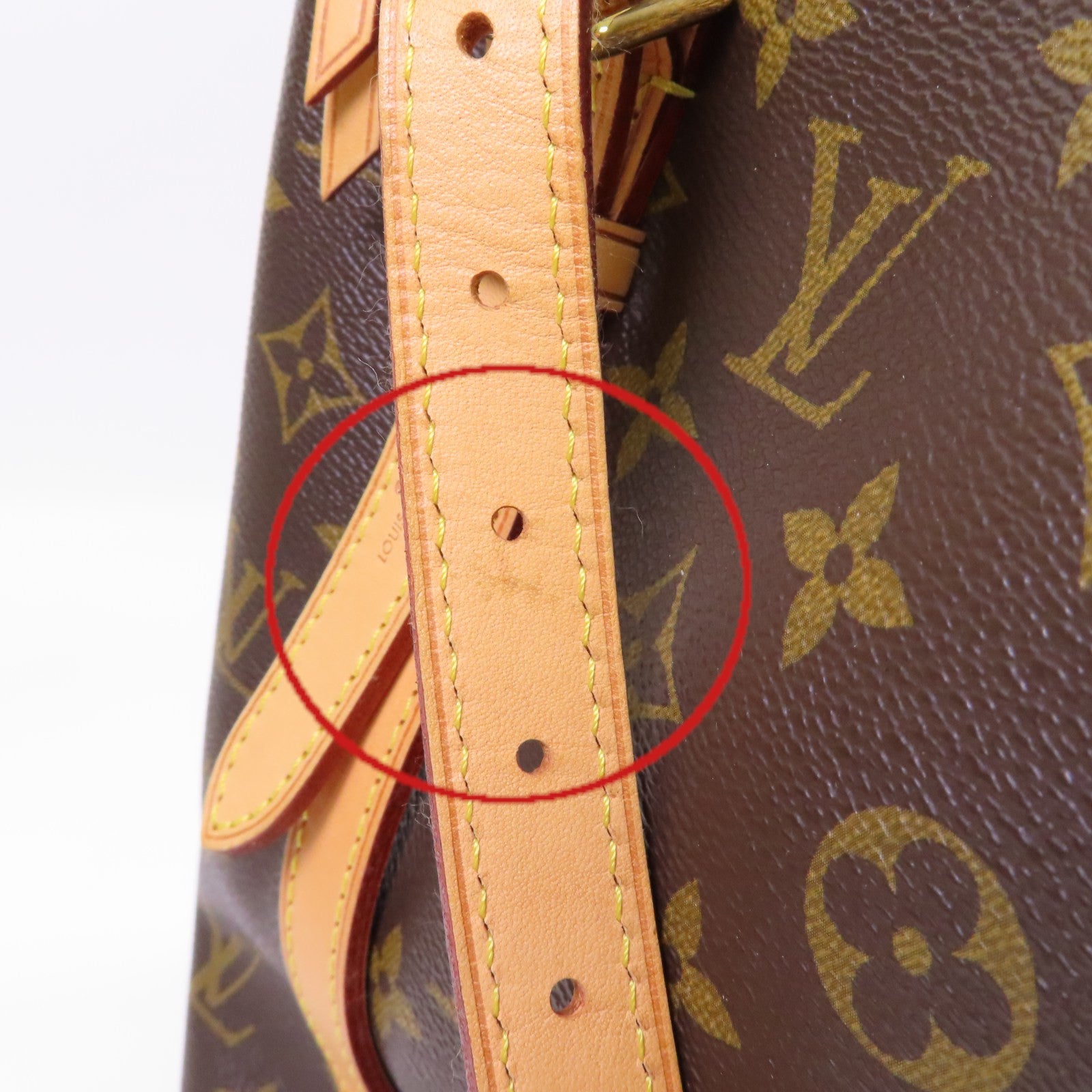 LOUIS VUITTON Monogram Tuileries Tote Bag金扣肩背袋啡色