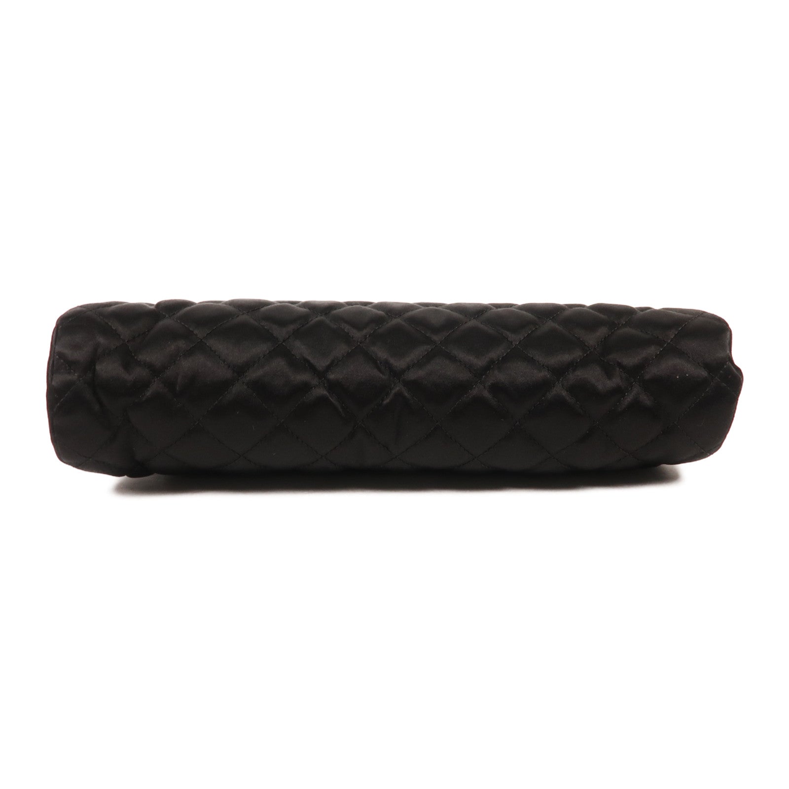 CHANEL Satin Timeless Clutch銀扣手拿包