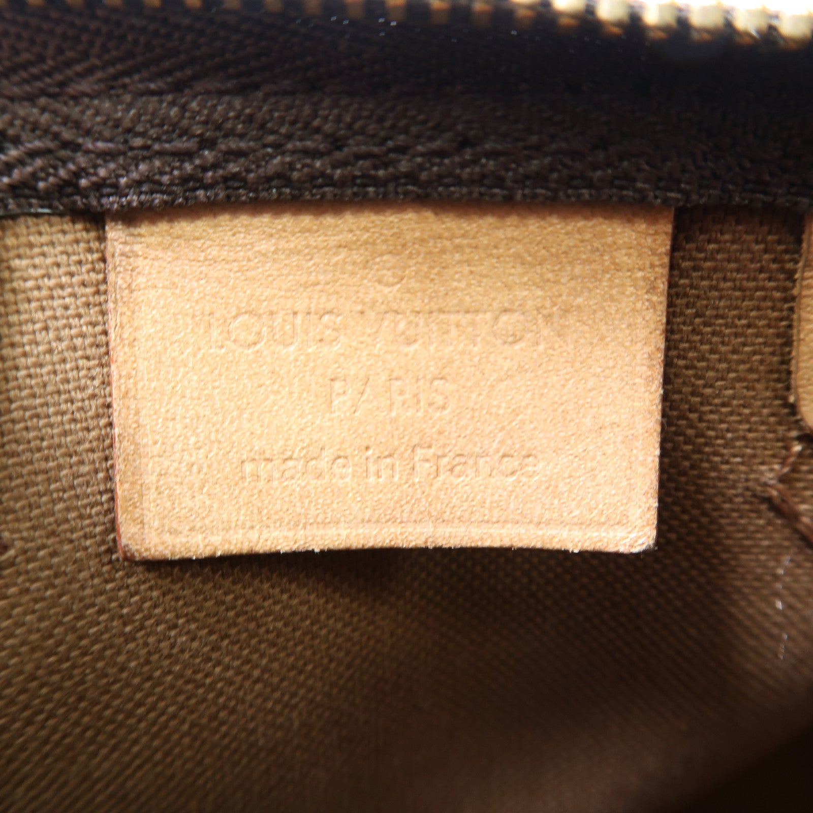 LOUIS VUITTON Monogram Nano Speedy金扣手挽肩背兩用袋棕色