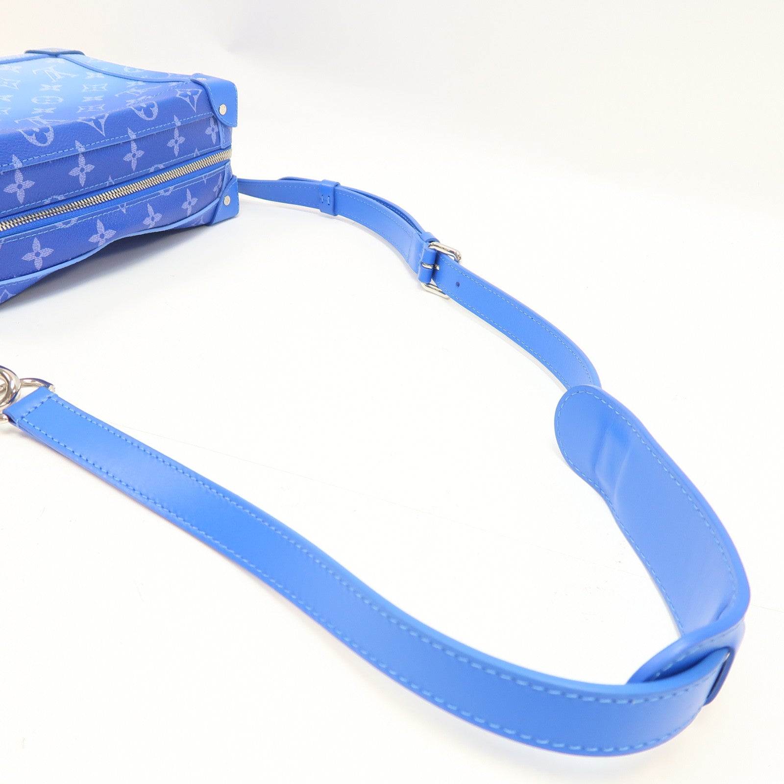 LOUIS VUITTON (PRICE DOWN) LV SHW  Soft Trunk Shoulder Bag M45430 Monogram Clouds Blue/White