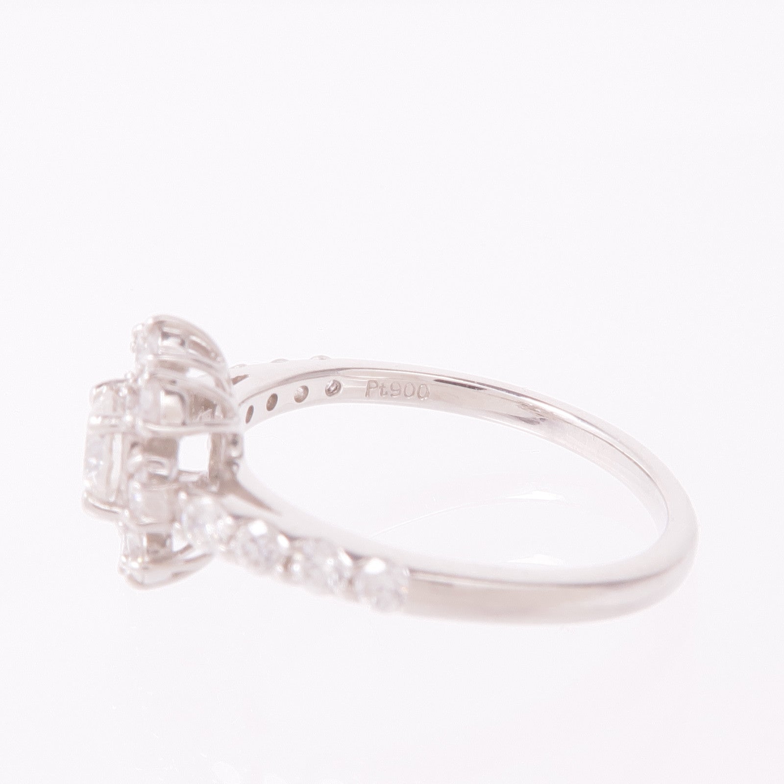 JEWELRY PT900鉑金Diamond Ring鑽石戒指US#5.25