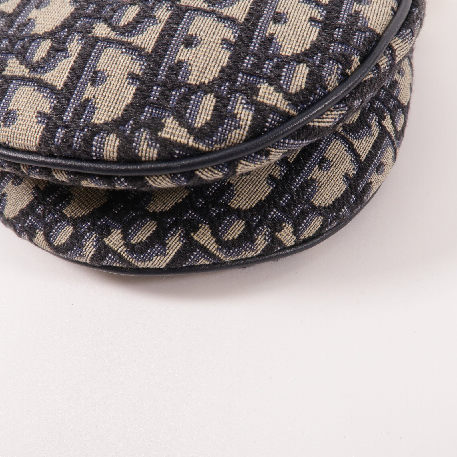 Dior Obriqur帆布Saddle Medium手挽肩背兩用袋