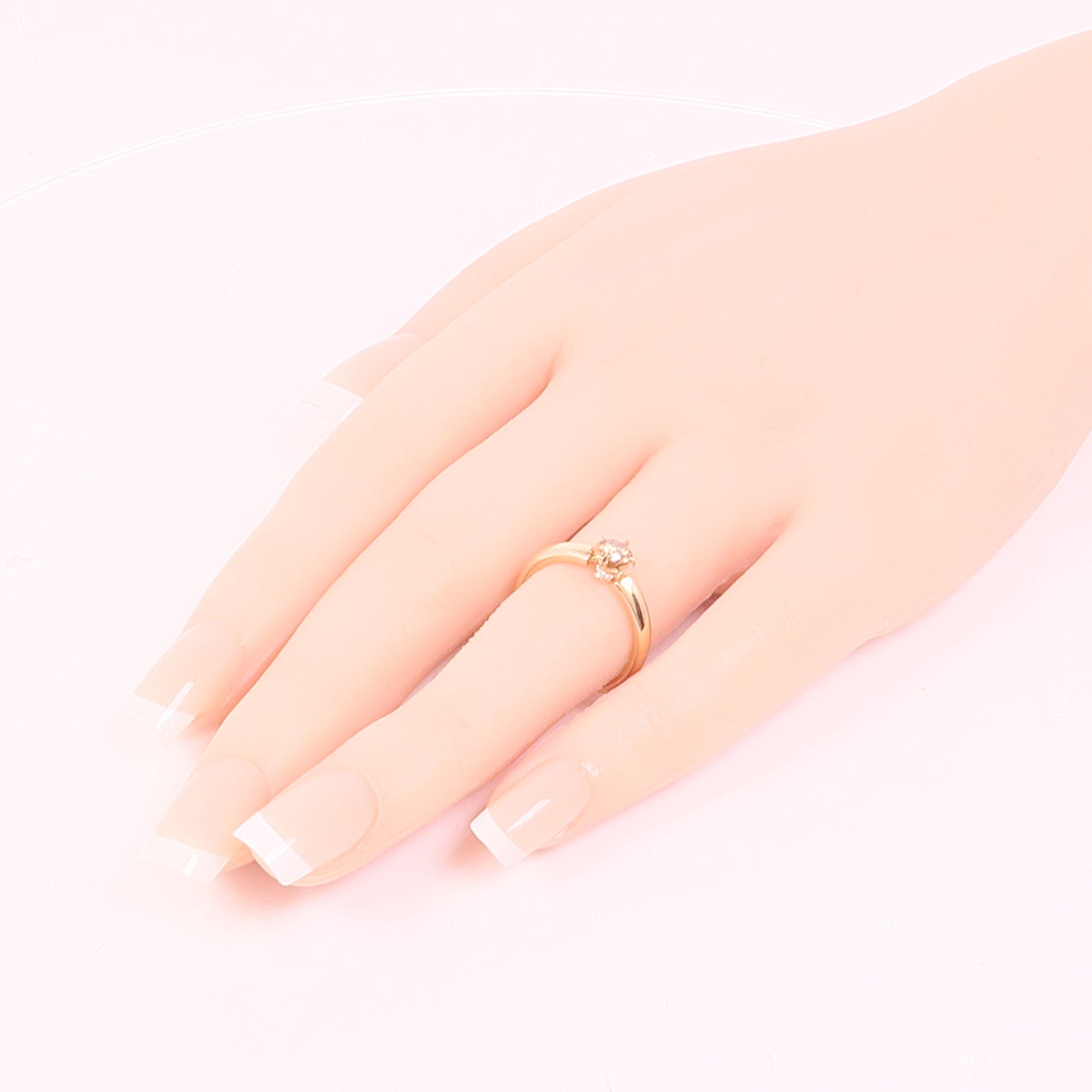 JEWELRY 18K玫瑰金Diamond Ring鑽石戒指US#6