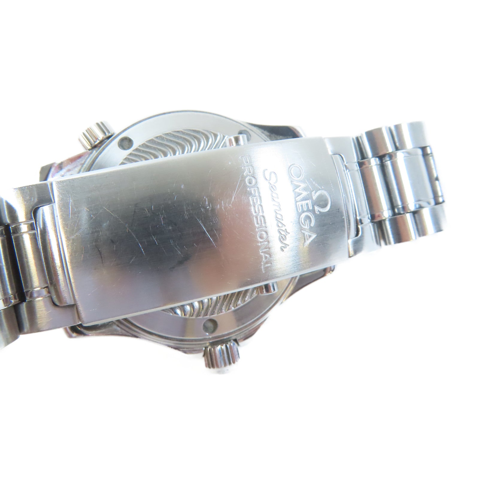 OMEGA Seamaster不鏽鋼手錶自動機芯黑色#16.5cm