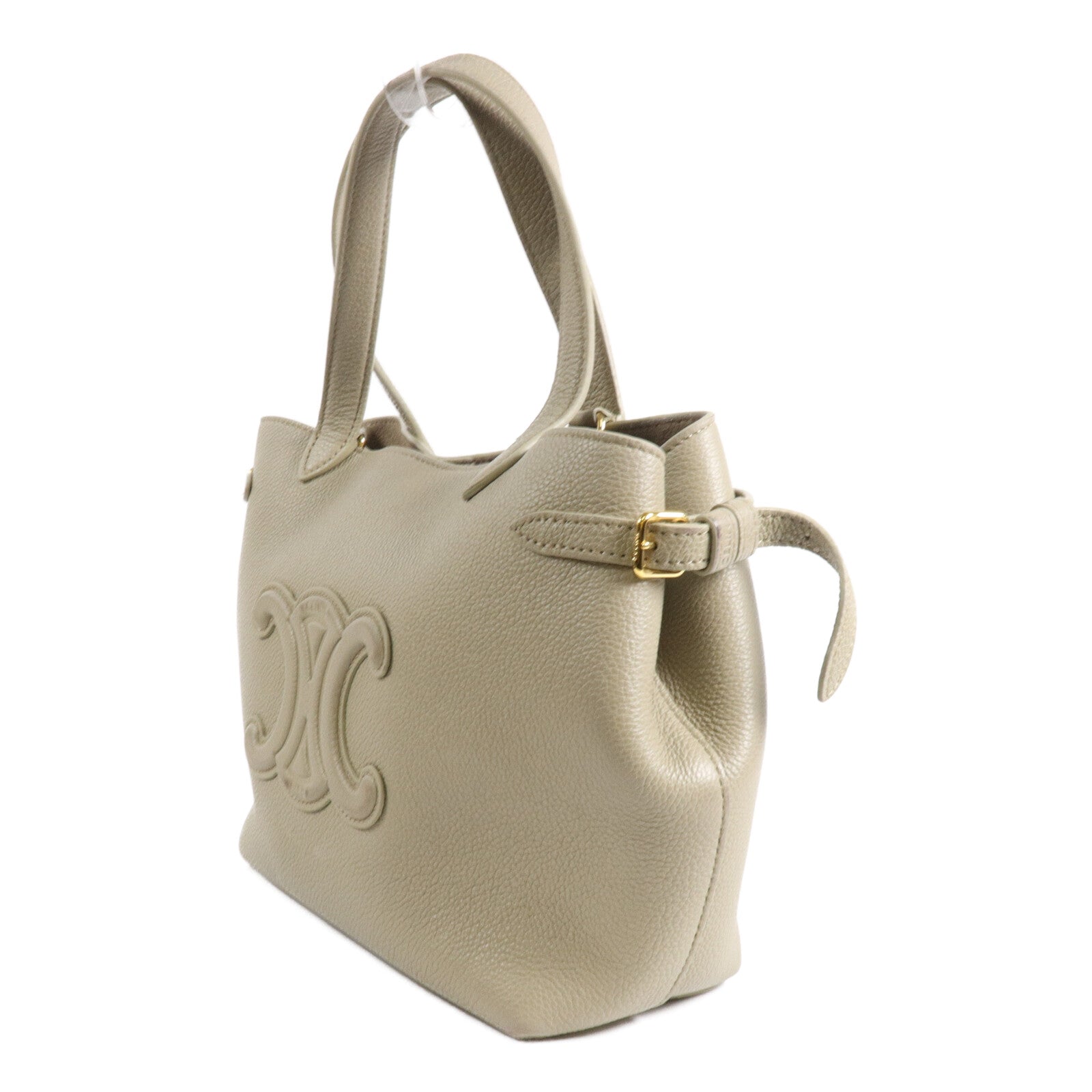 CELINE 牛皮皮革Mini Cabas Anais手挽肩背兩用袋
