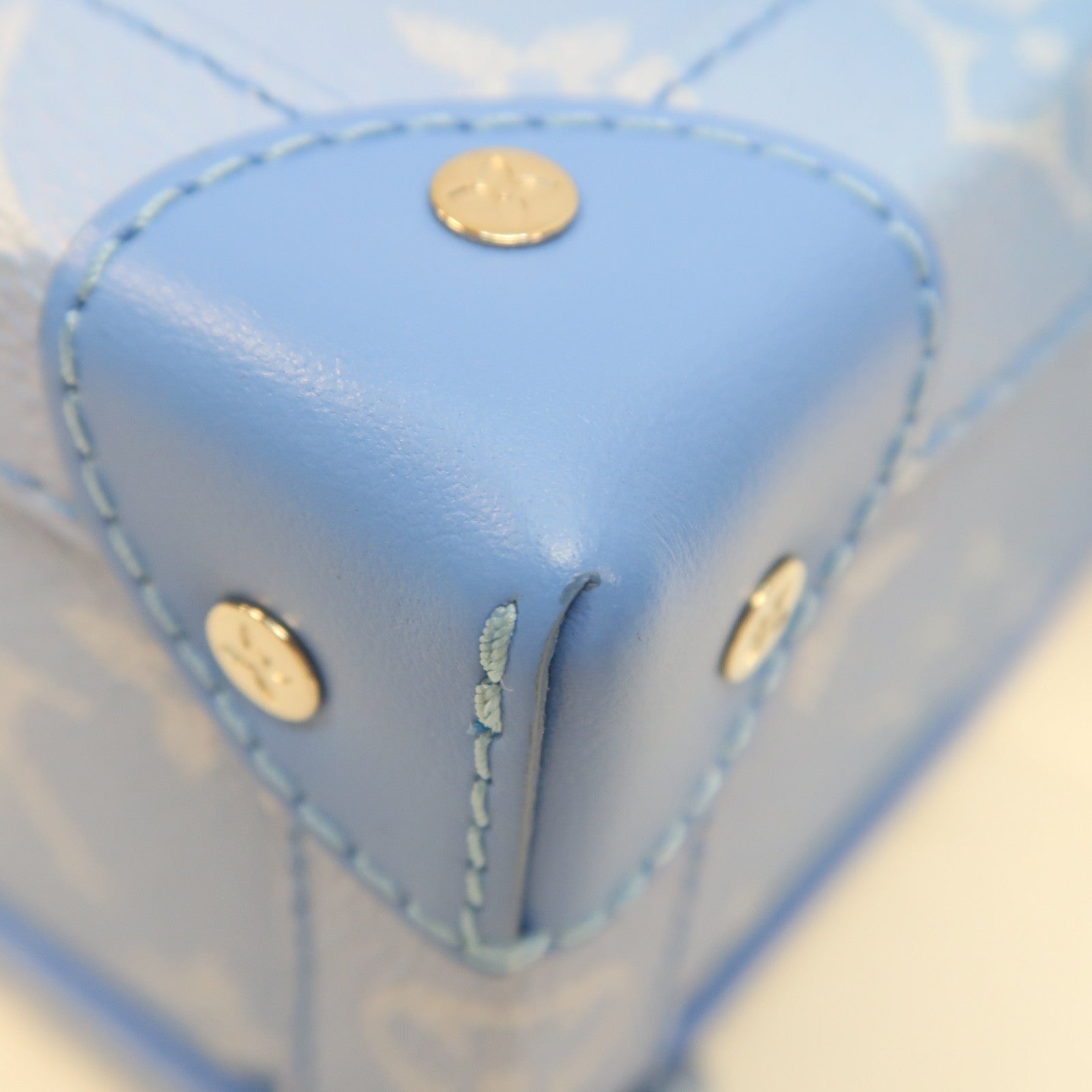 LOUIS VUITTON (PRICE DOWN) LV SHW  Soft Trunk Shoulder Bag M45430 Monogram Clouds Blue/White