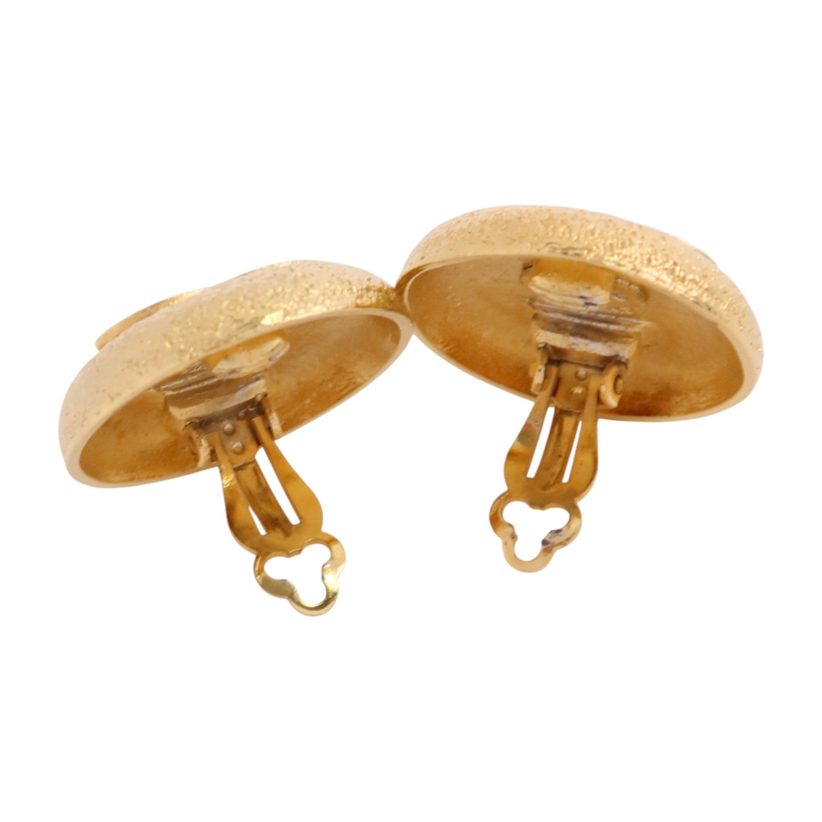 CHANEL 金屬Vintage Earrings金扣耳環