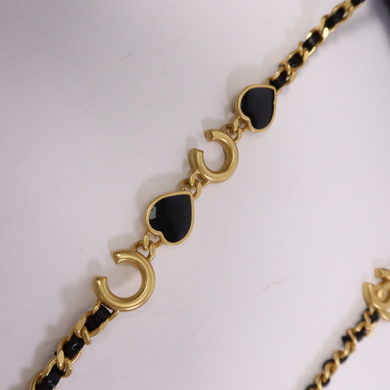 CHANEL 羊皮皮革Shoulder Bag金扣鏈帶肩背袋