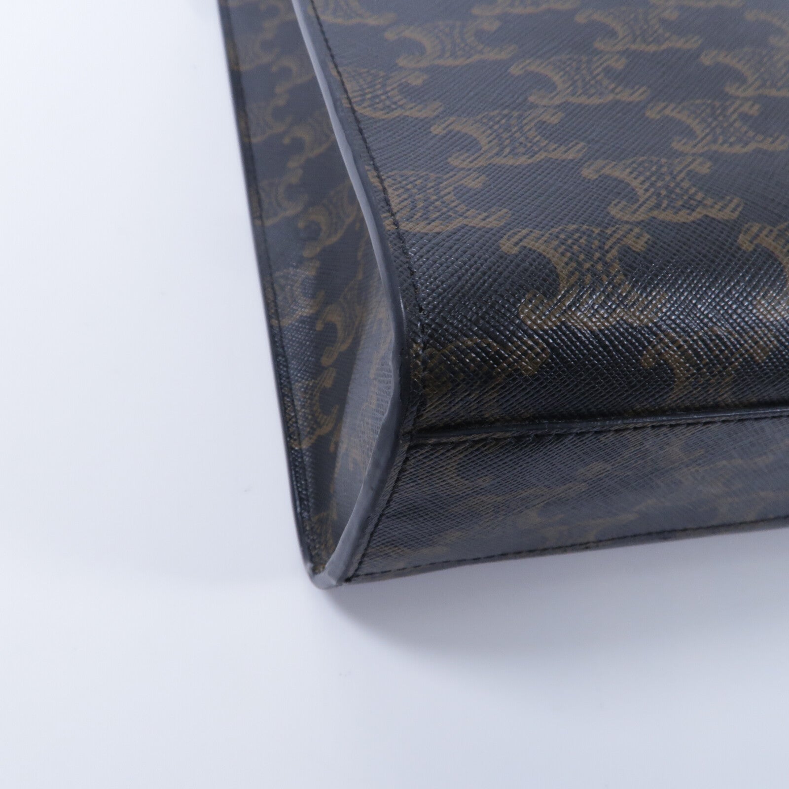 CELINE 塗層帆布Triomphe Cabas手挽肩背兩用袋