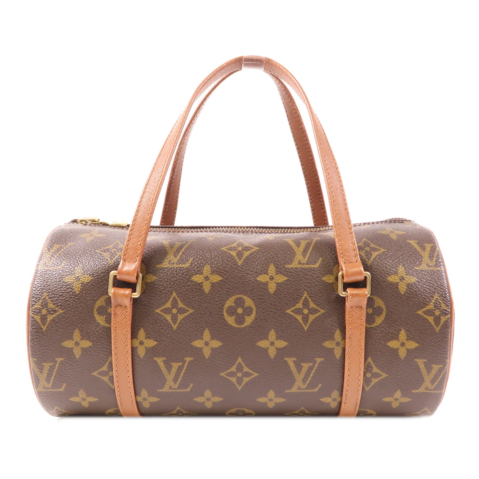 LOUIS VUITTON Monogram Papillon PM金扣手挽袋