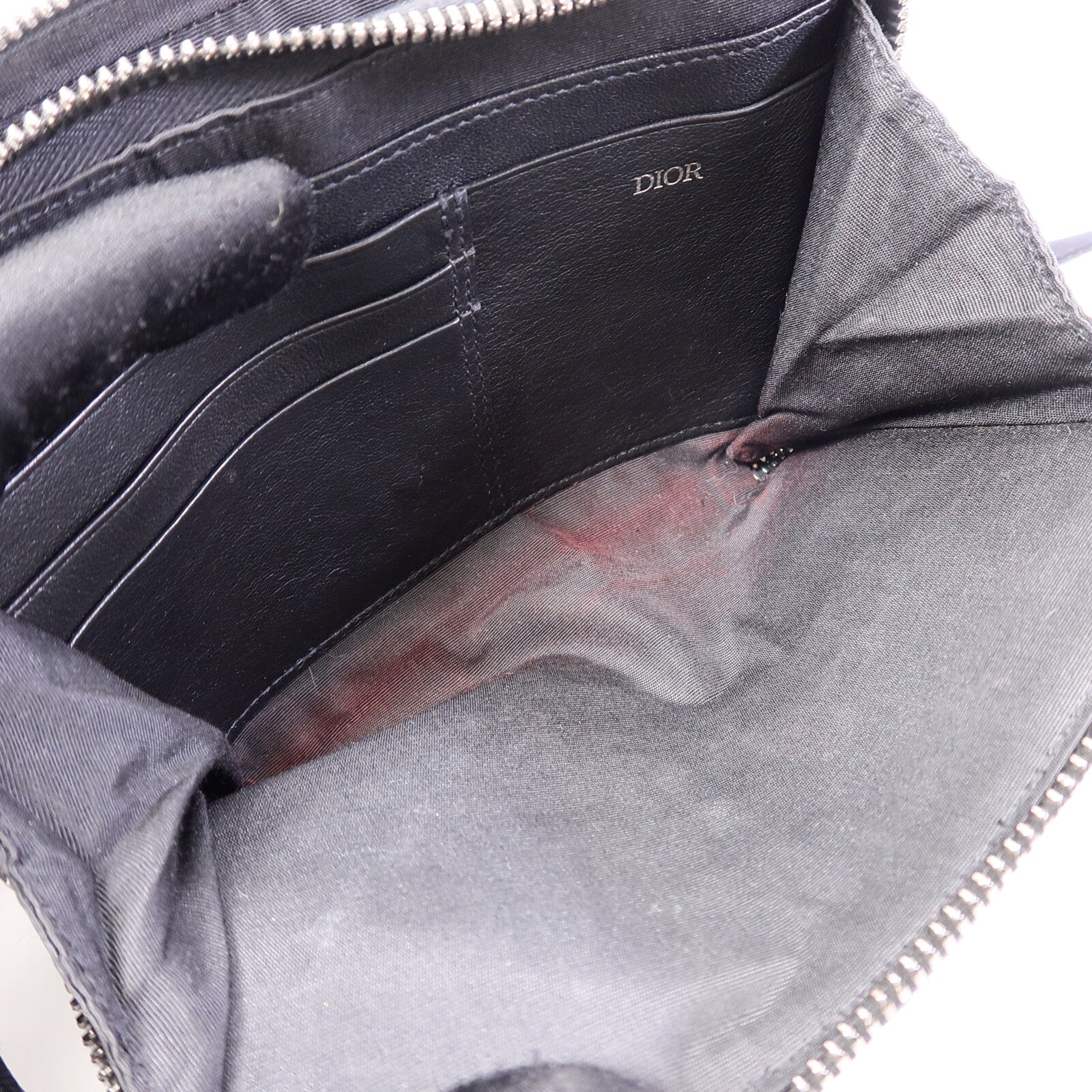 Dior 帆布Zipped Pouch With Strap肩背袋