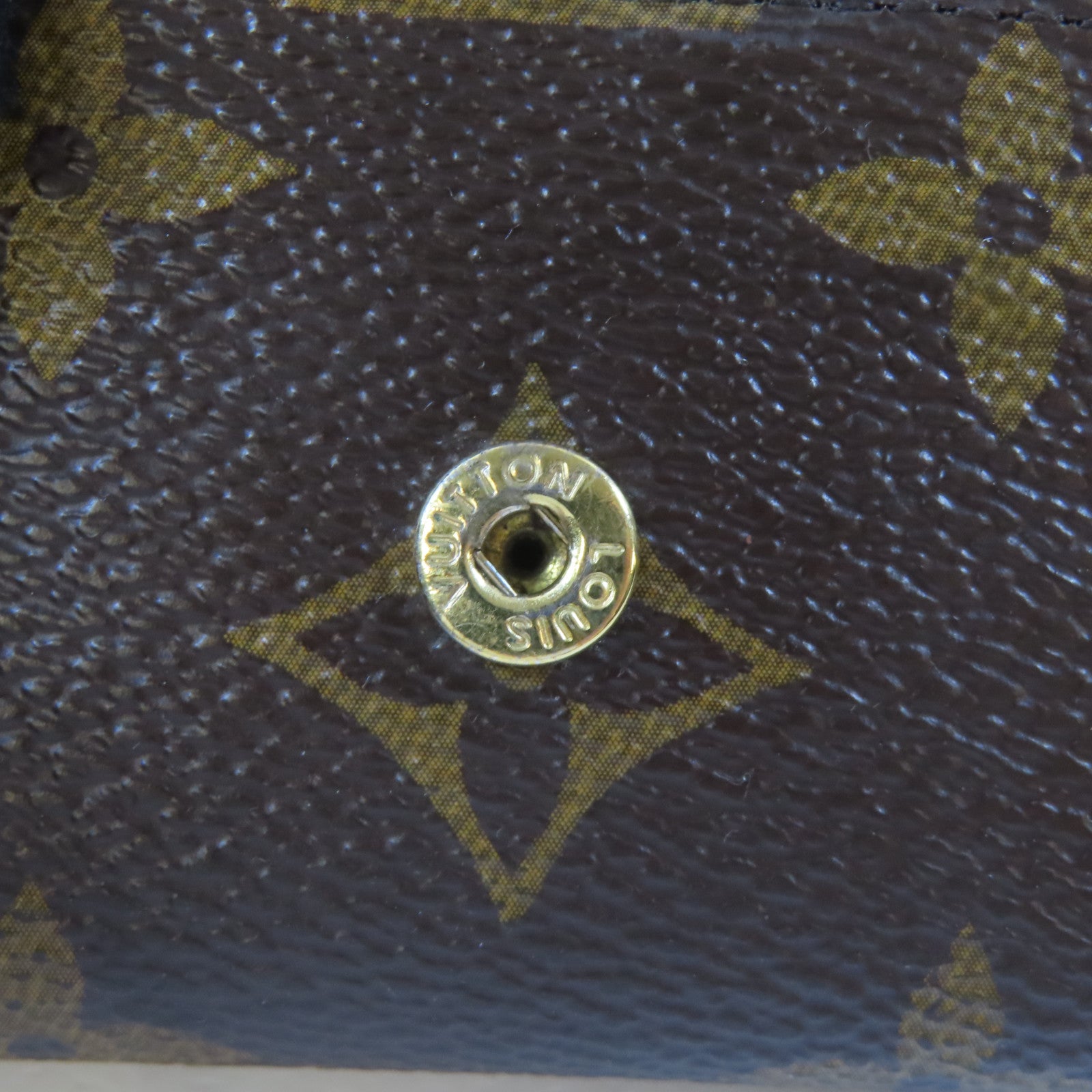 LOUIS VUITTON 【激減優惠】Monogram Key Case金扣鎖匙包啡色