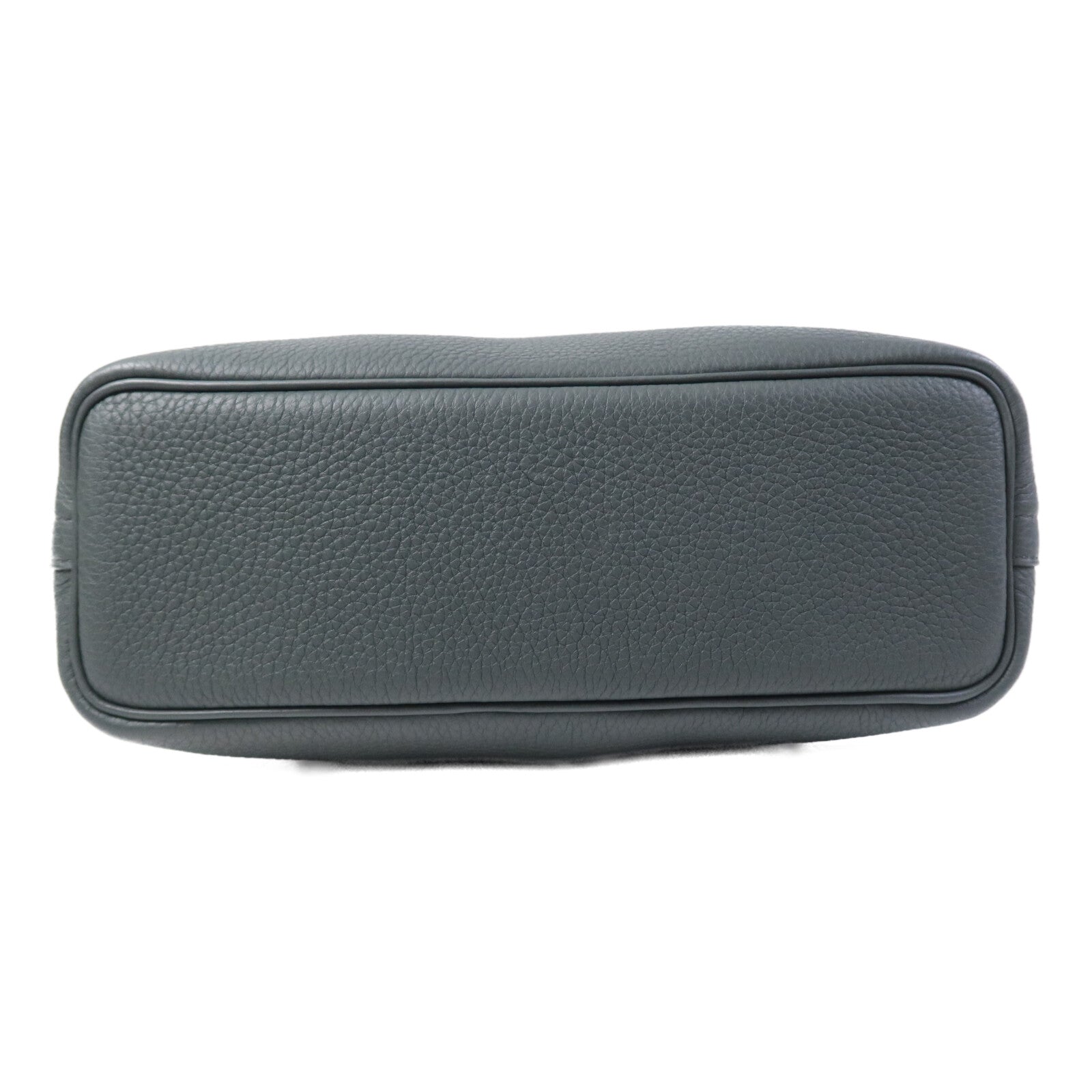 HERMES Togo皮革Bolide Messenger銀扣肩背袋Vert Mangrove