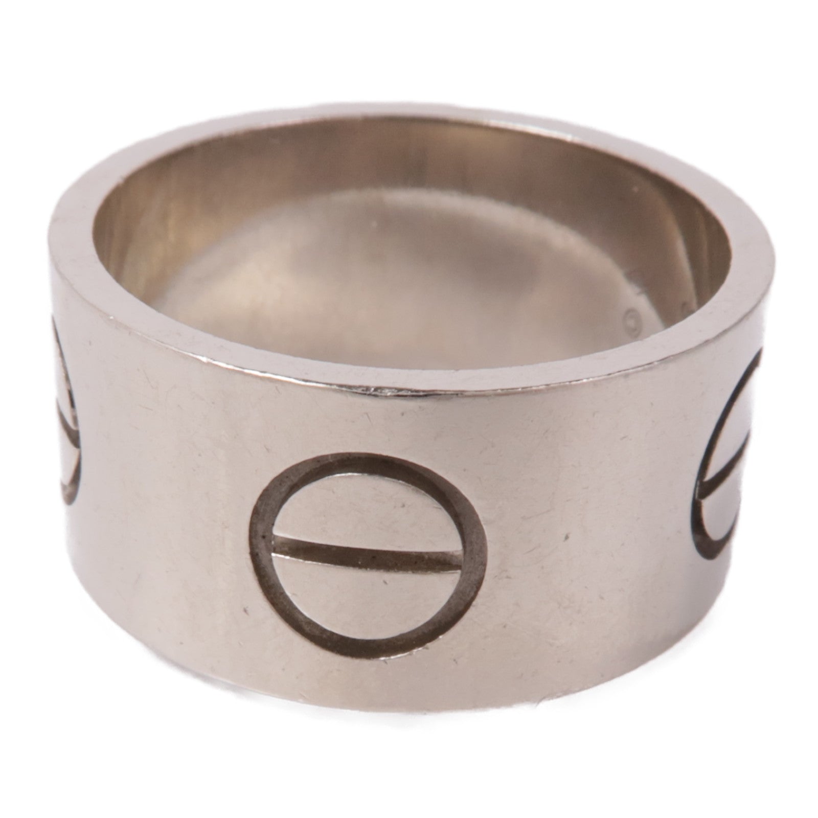 CARTIER 18K白金Love Ring戒指Cartier#63/US#10.25