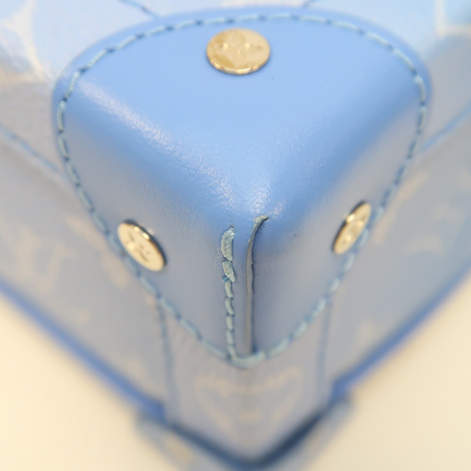 LOUIS VUITTON (PRICE DOWN) LV SHW  Soft Trunk Shoulder Bag M45430 Monogram Clouds Blue/White