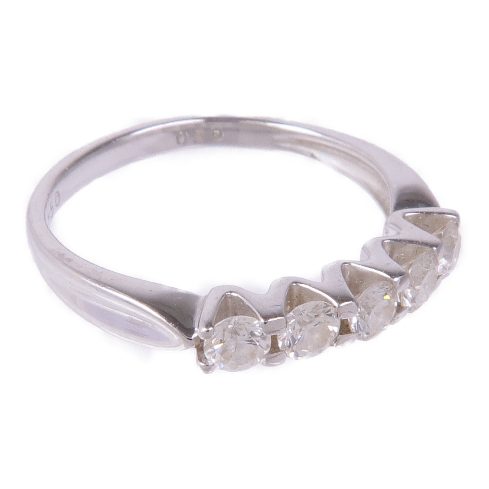 JEWELRY 18K白金Diamond Ring鑽石戒指US#4