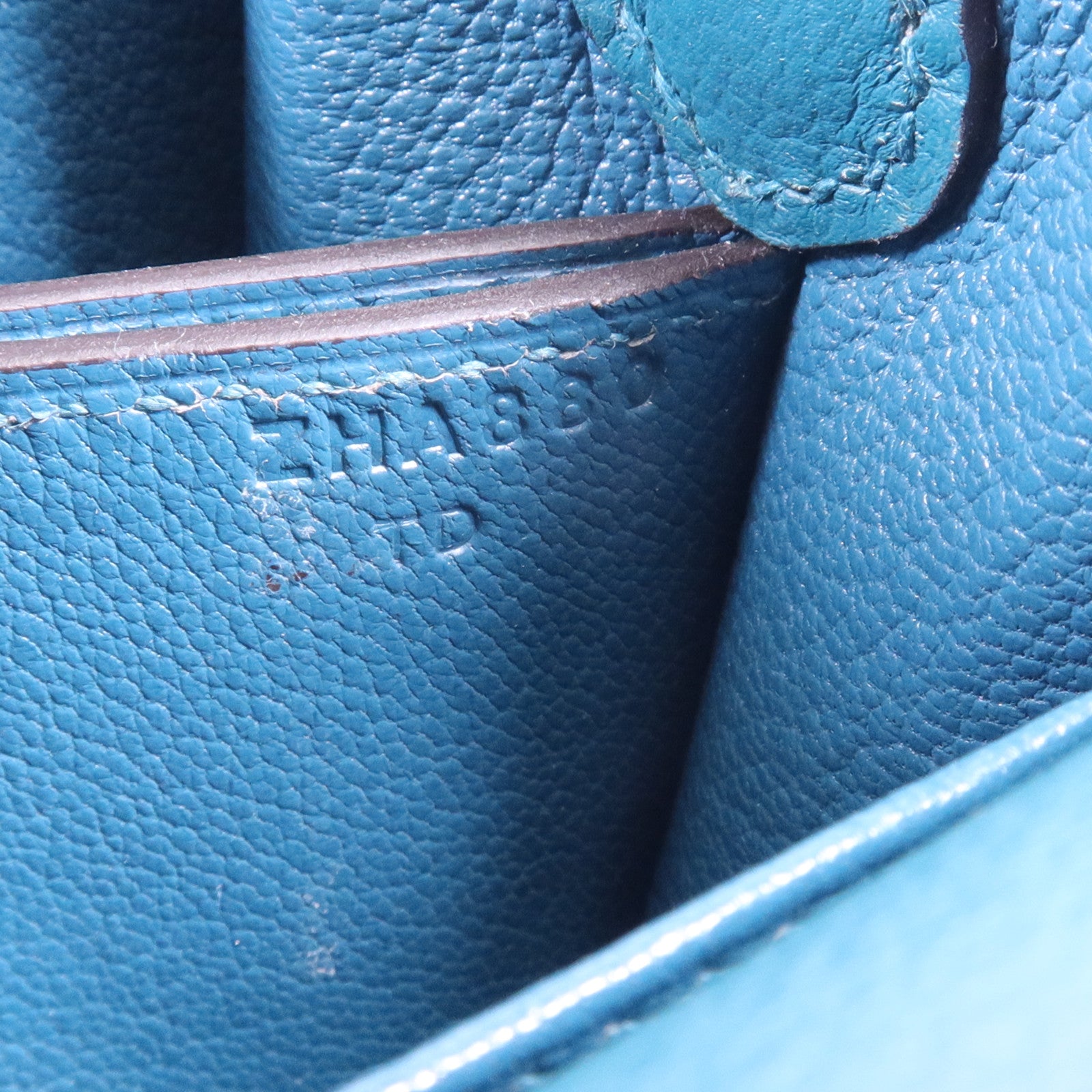 HERMES Evercolor皮革Roulis Mini金扣肩背袋Vert Bosphore