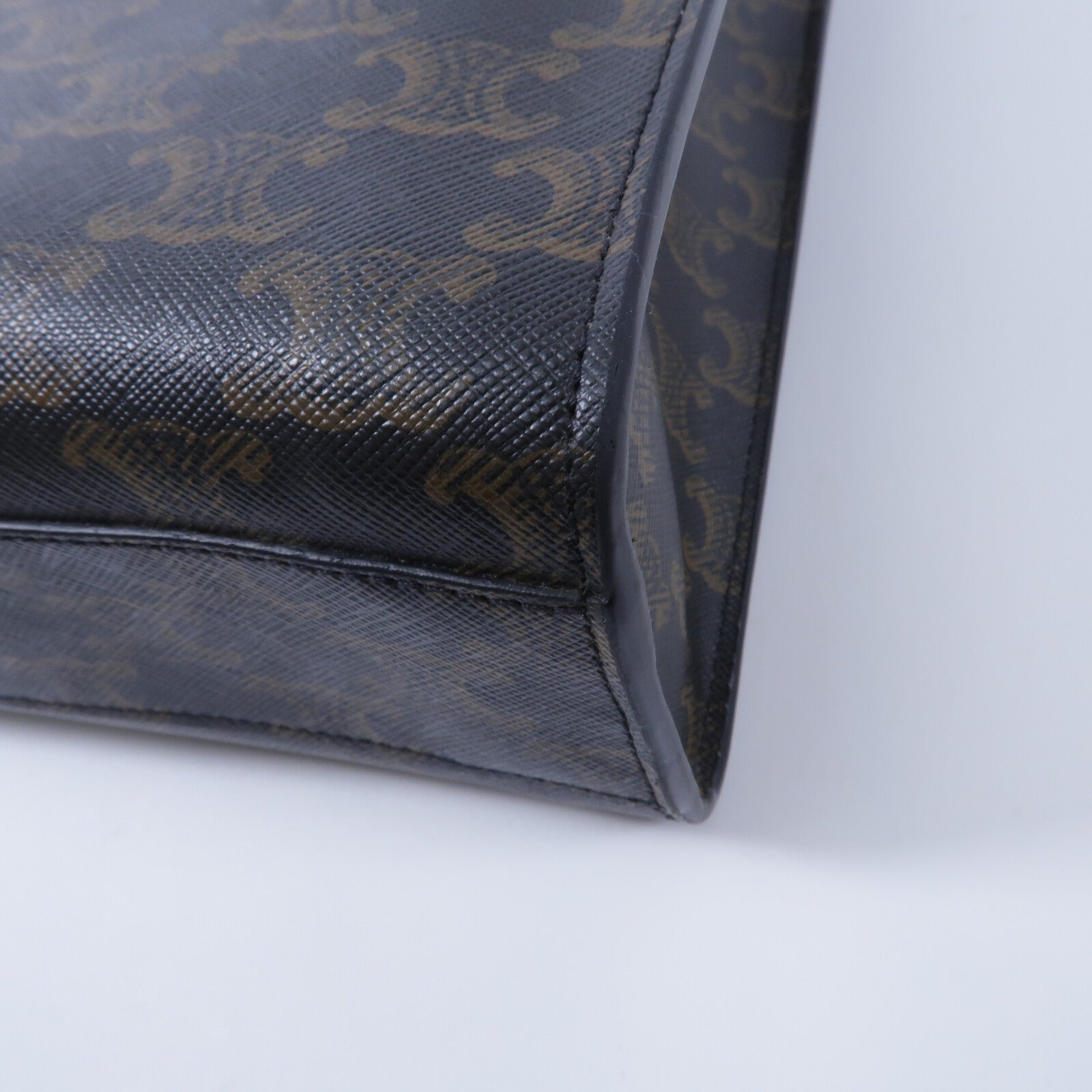 CELINE 塗層帆布Triomphe Cabas手挽肩背兩用袋