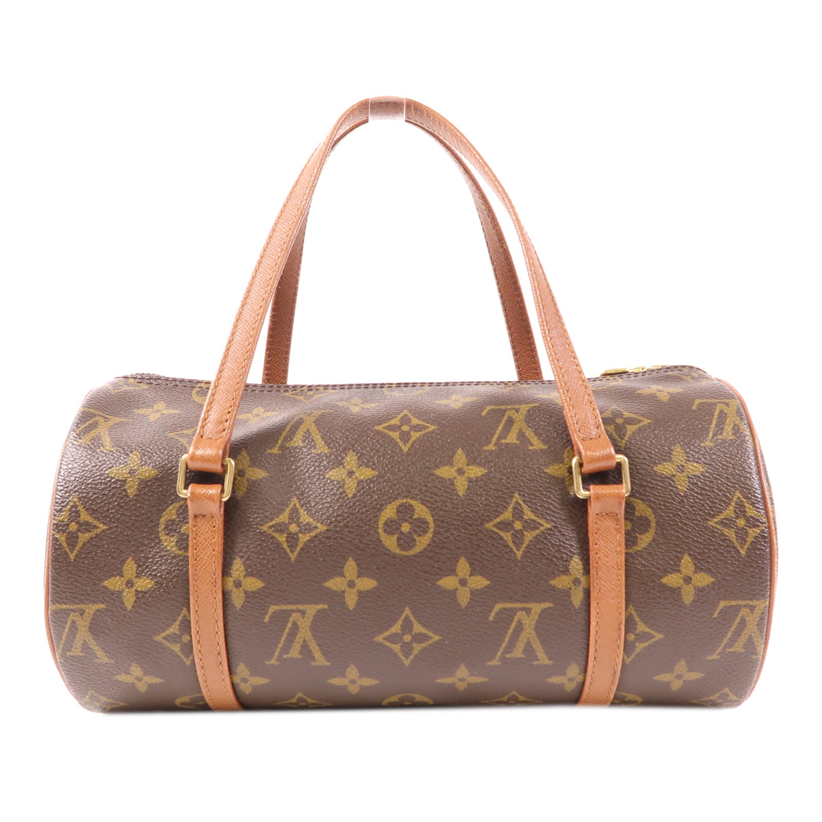 LOUIS VUITTON Monogram Papillon PM金扣手挽袋