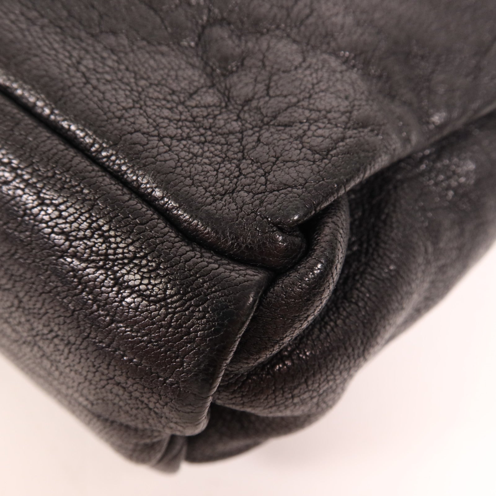 MARC BY MARC JACOBS 羊皮皮革Shoulder Bag銀扣肩背袋