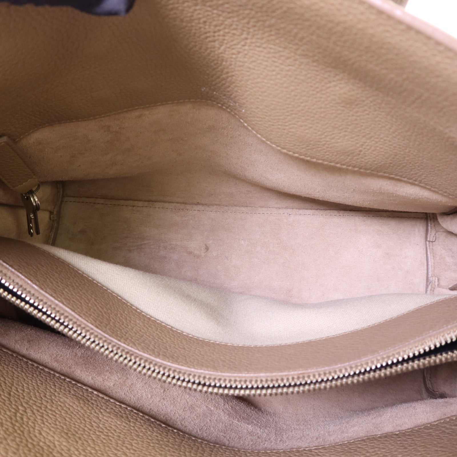 SAINT LAURENT 牛皮皮革Sac De Jour銀扣手挽肩背兩用袋