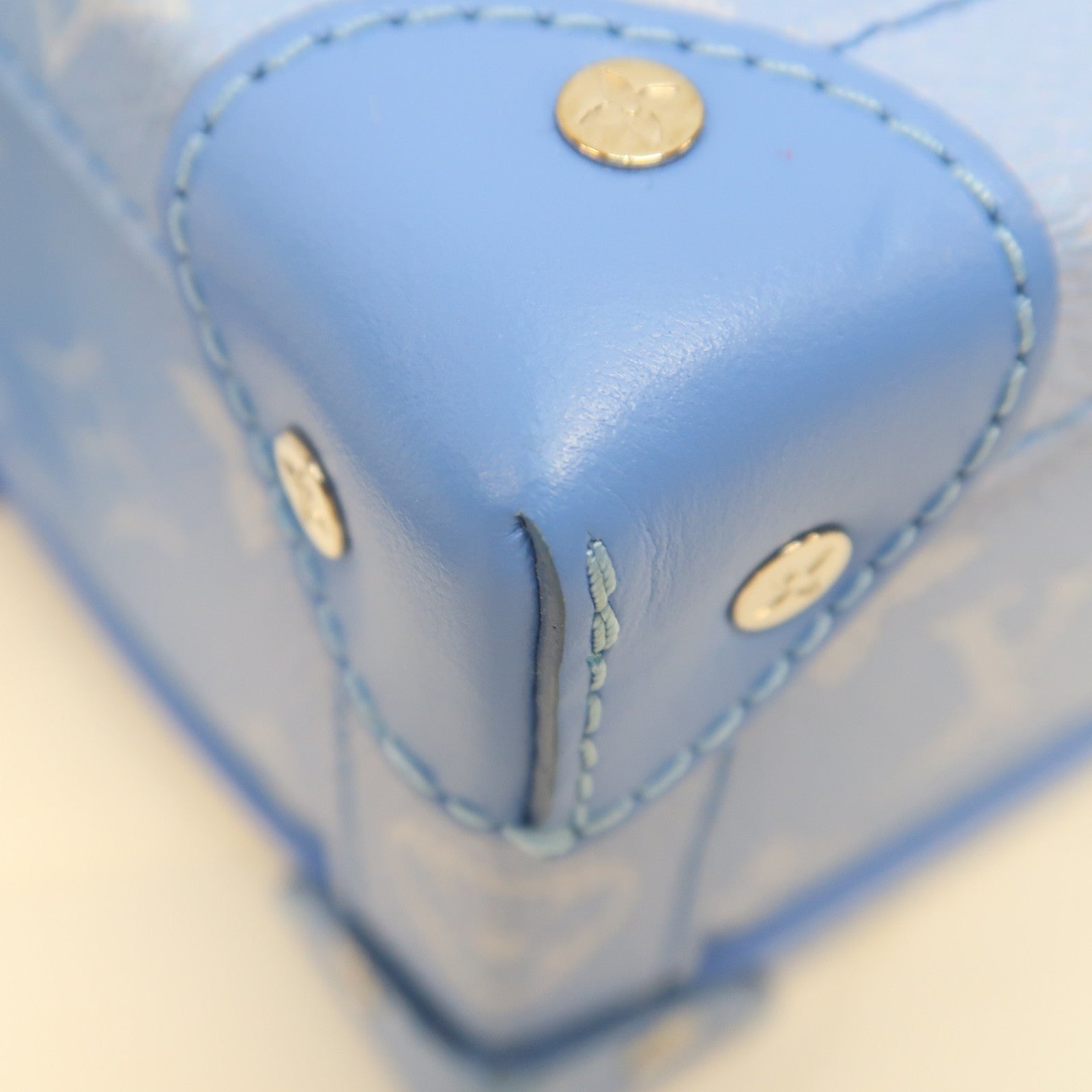 LOUIS VUITTON (PRICE DOWN) LV SHW  Soft Trunk Shoulder Bag M45430 Monogram Clouds Blue/White