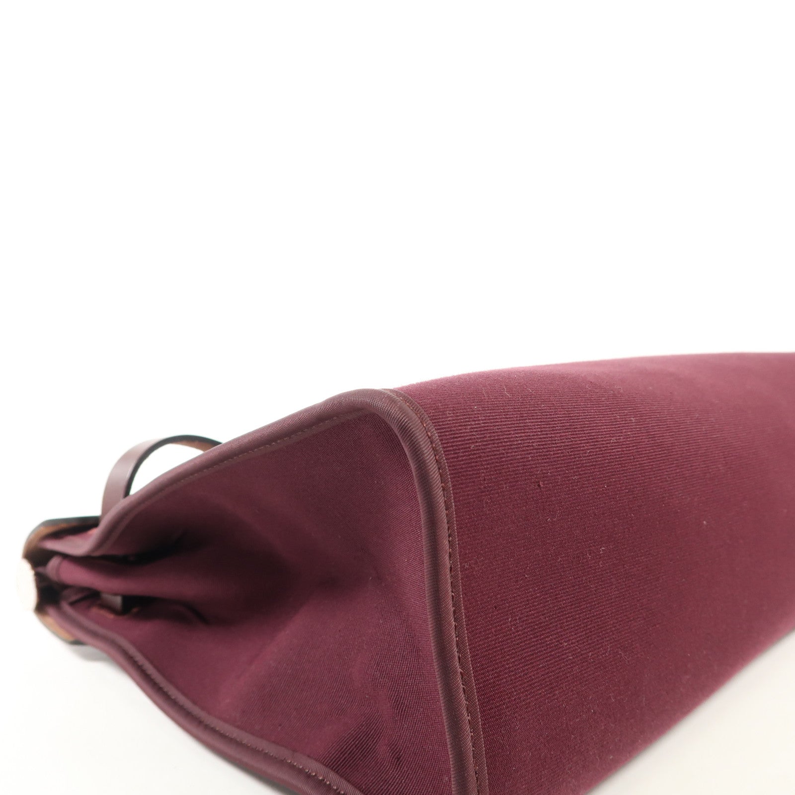 HERMES 帆布Herbag PM銀扣手挽肩背兩用袋