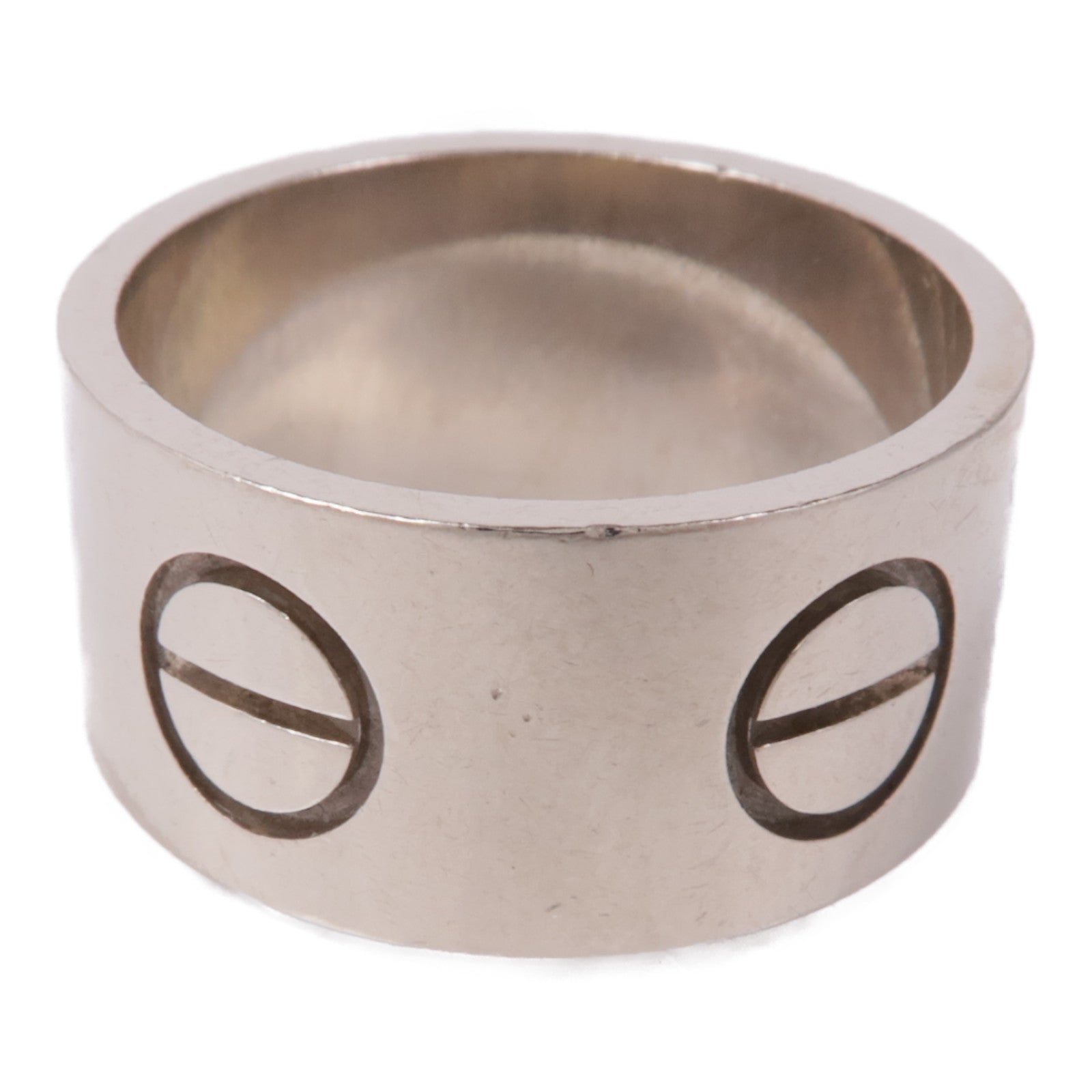 CARTIER 18K白金Love Ring戒指Cartier#63/US#10.25