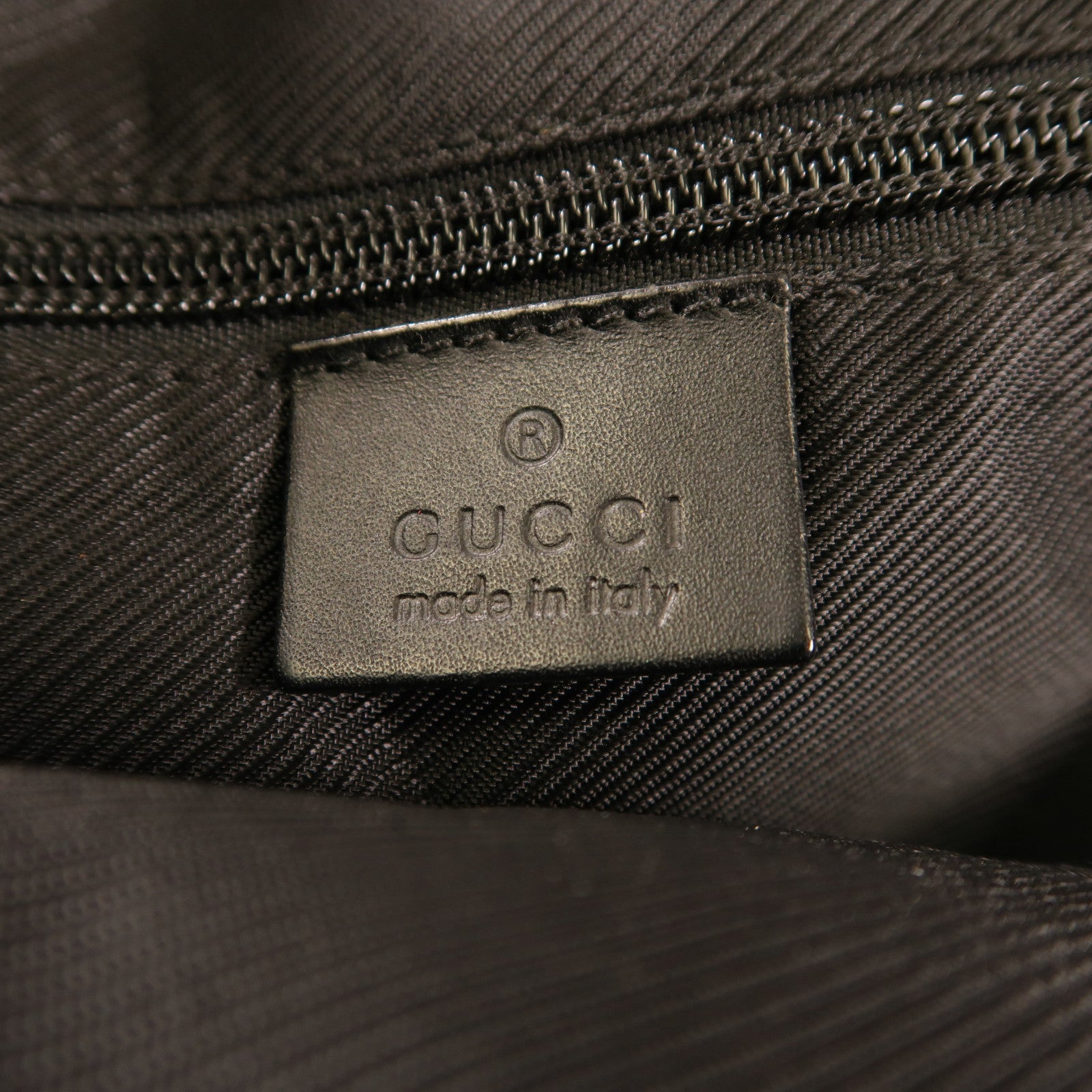 GUCCI 帆布Shoulder Bag銀扣肩背袋
