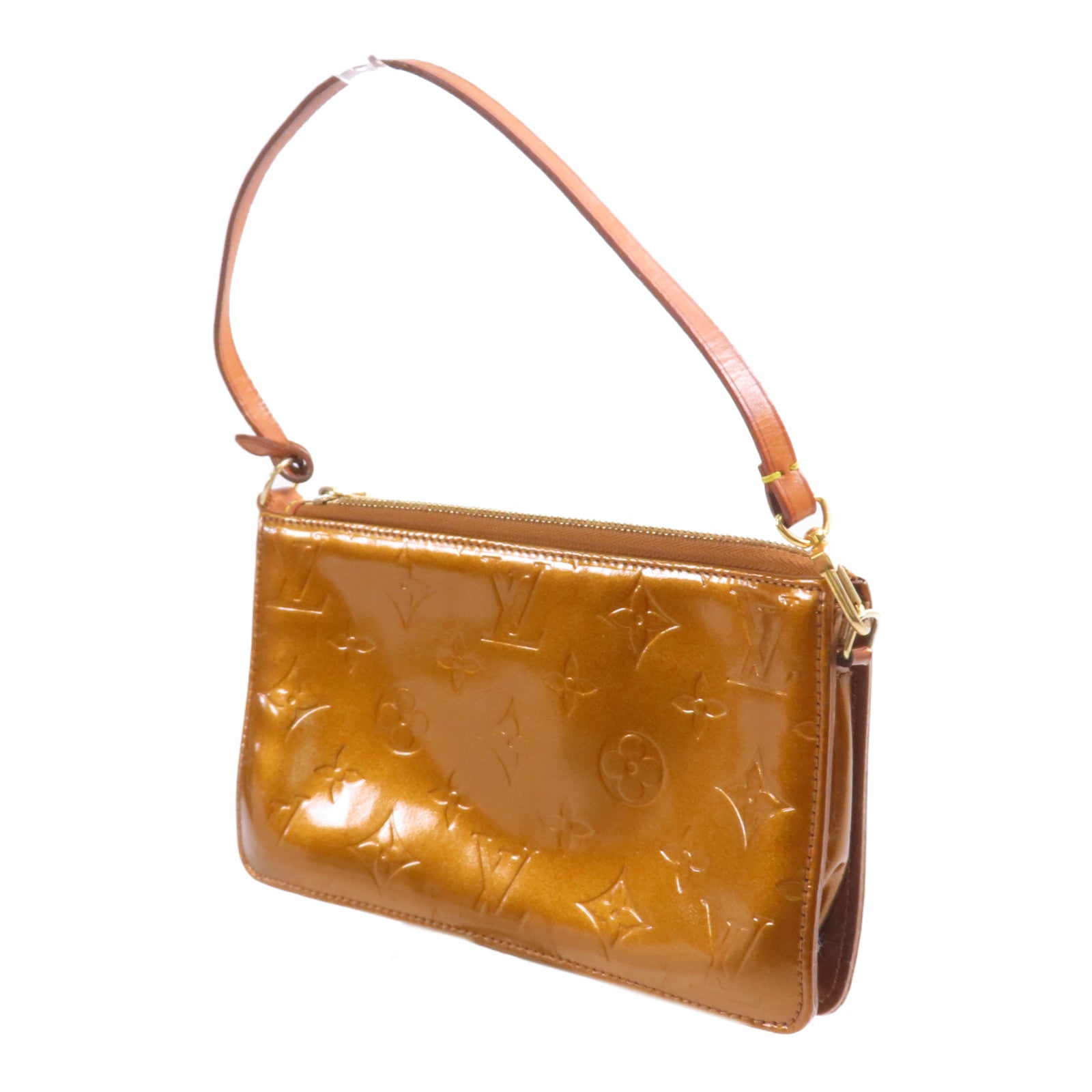 LOUIS VUITTON Vernis Monogram Venis Lexington Accessory Pouch金扣手挽袋