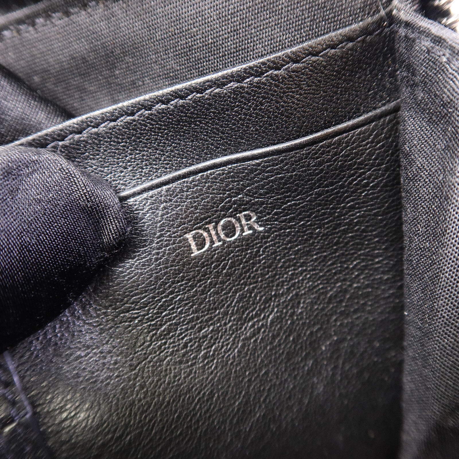 Dior 帆布Zipped Pouch With Strap肩背袋
