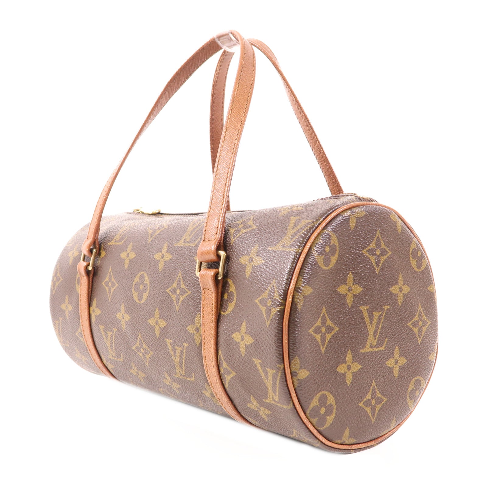 LOUIS VUITTON Monogram Papillon PM金扣手挽袋