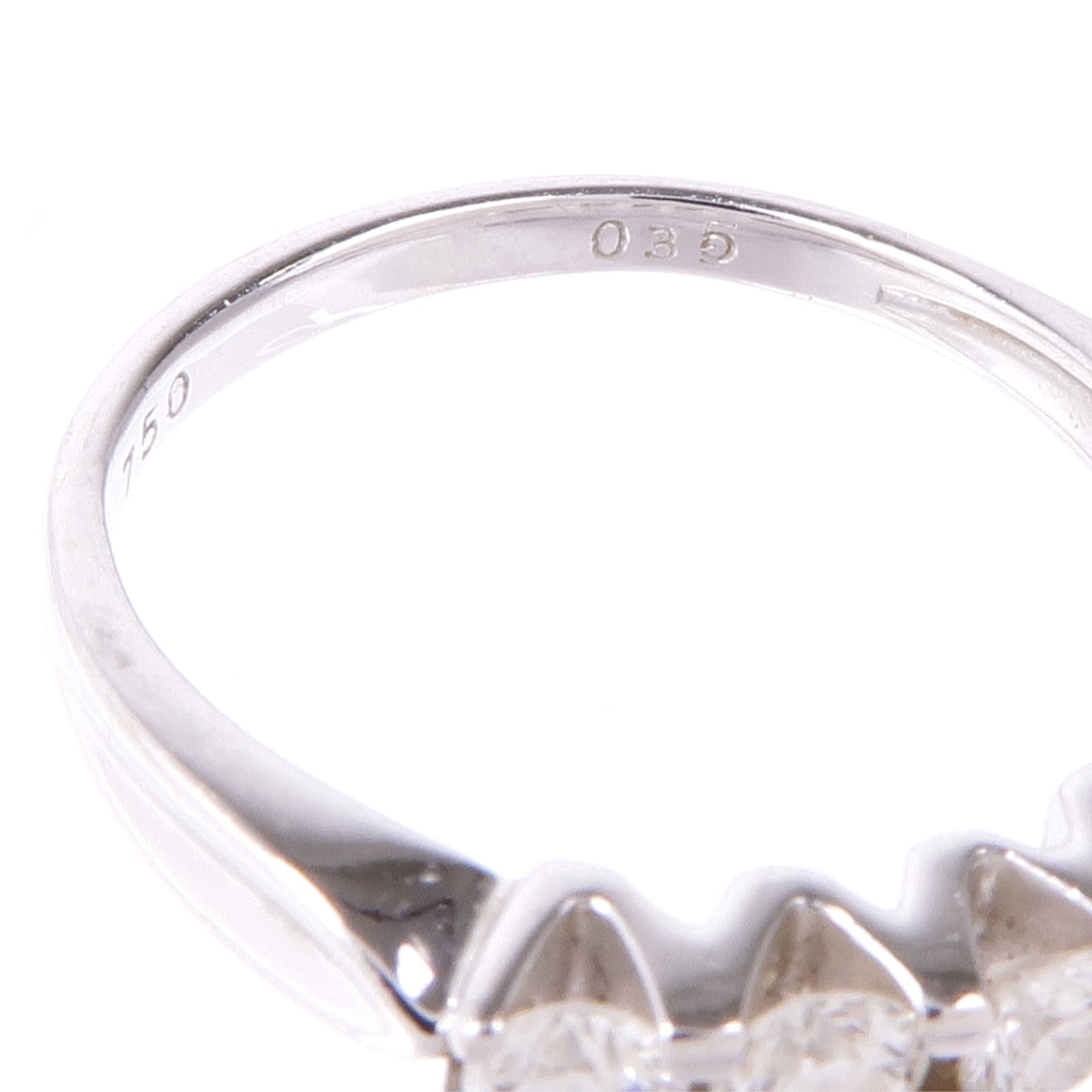 JEWELRY 18K白金Diamond Ring鑽石戒指US#4