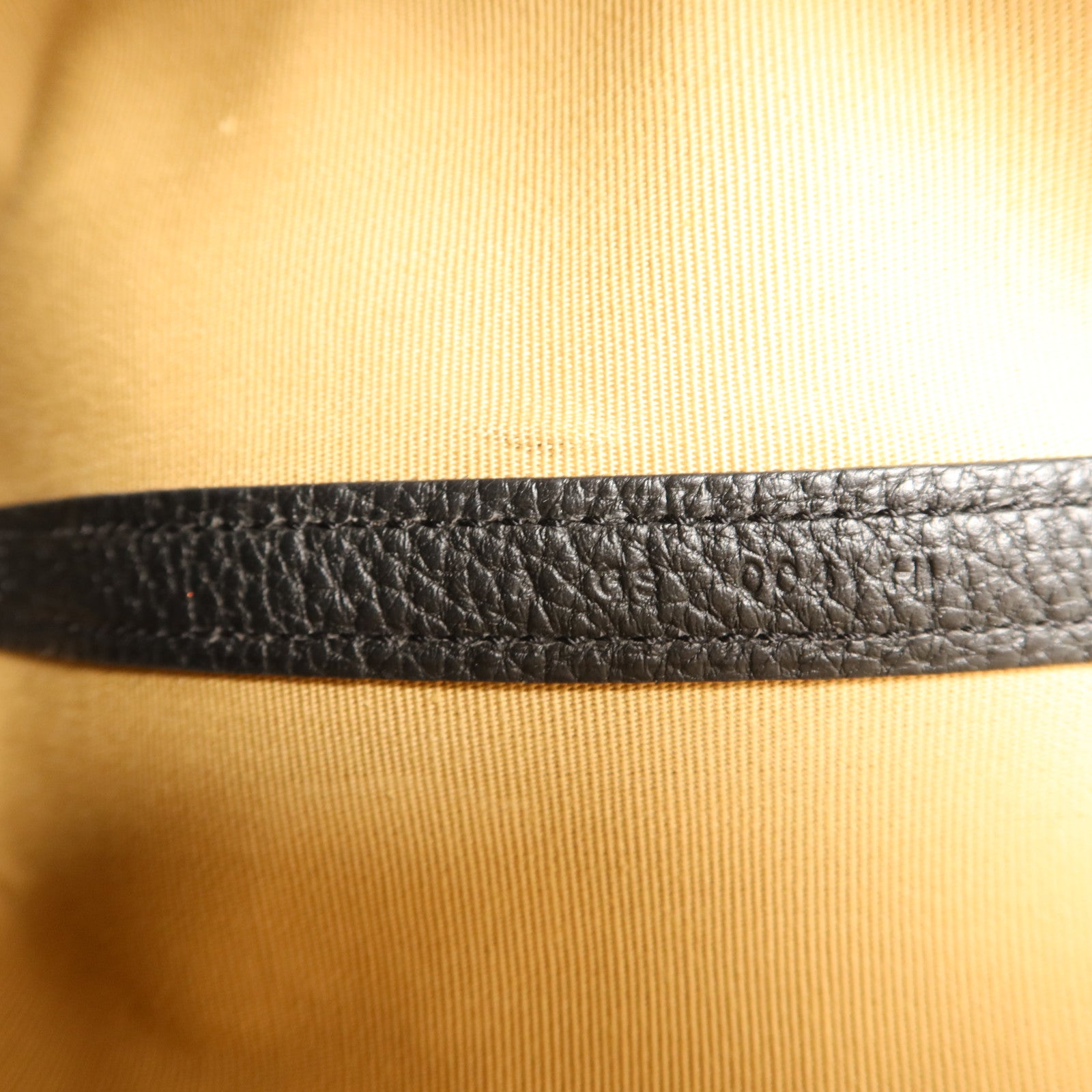 HERMES Negonda皮革/帆布Garden Party TPM銀扣手挽袋Trench/Noir