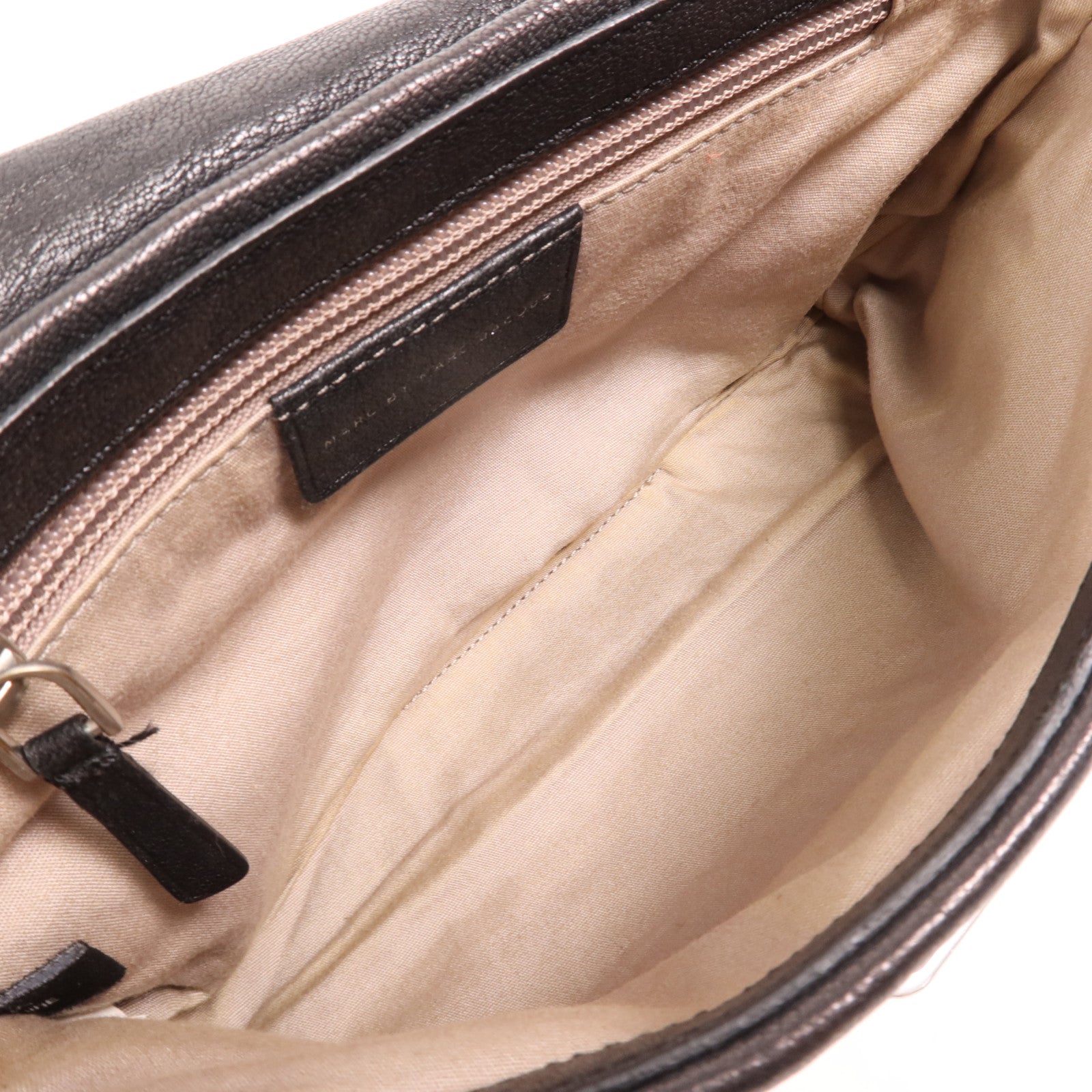 MARC BY MARC JACOBS 羊皮皮革Shoulder Bag銀扣肩背袋