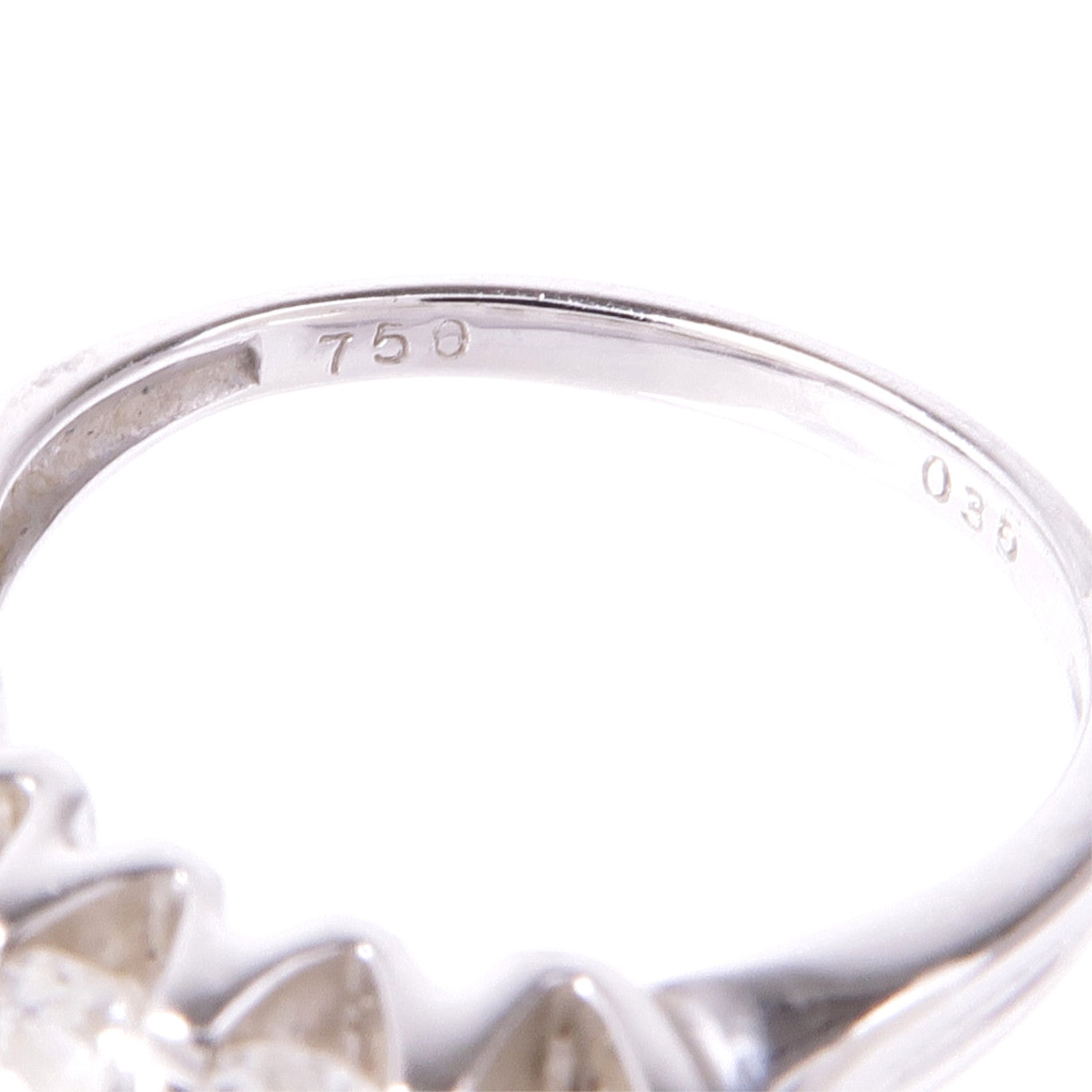 JEWELRY 18K白金Diamond Ring鑽石戒指US#4