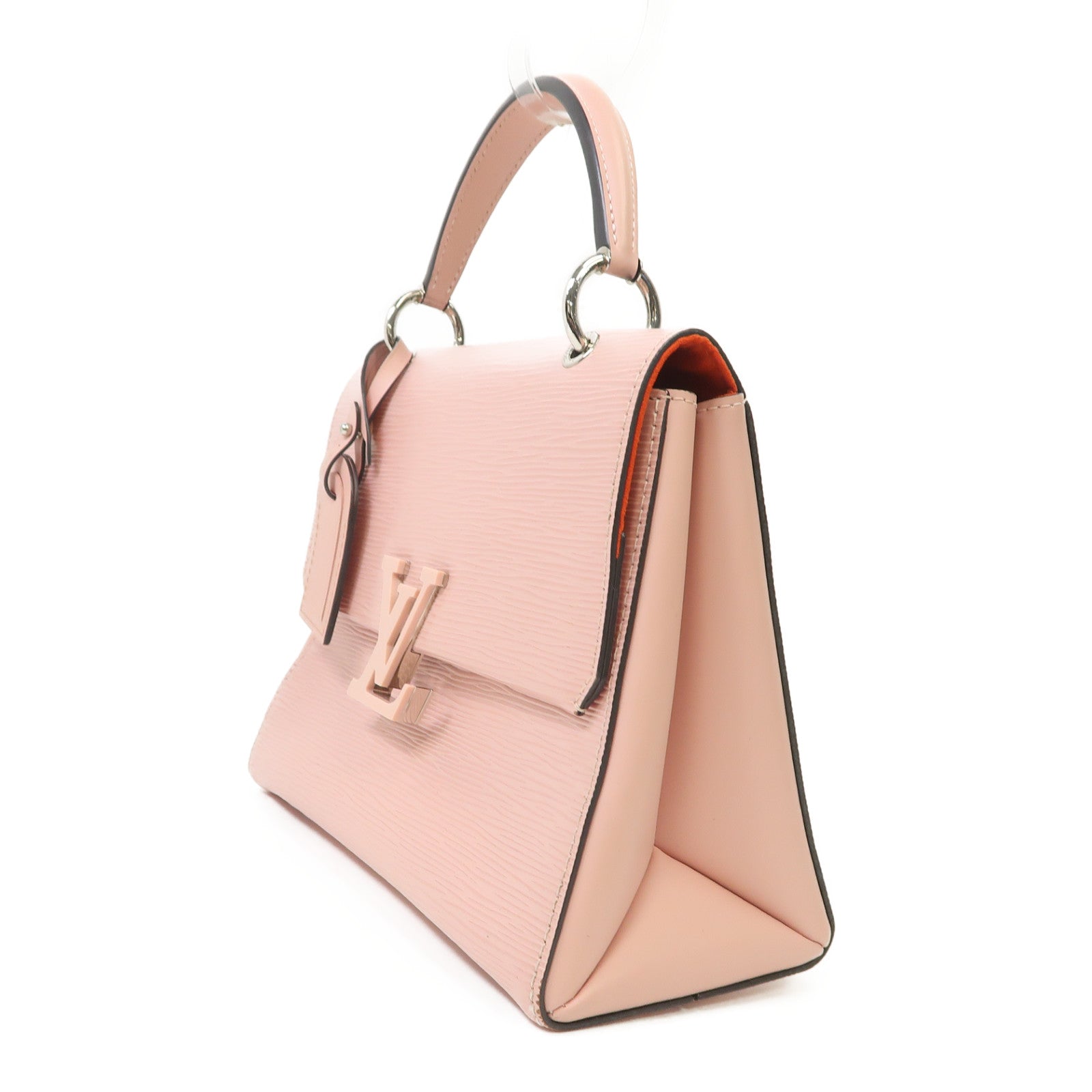 LOUIS VUITTON 【激減優惠】Epi Grenelle PM銀扣手挽肩背兩用袋粉紅色