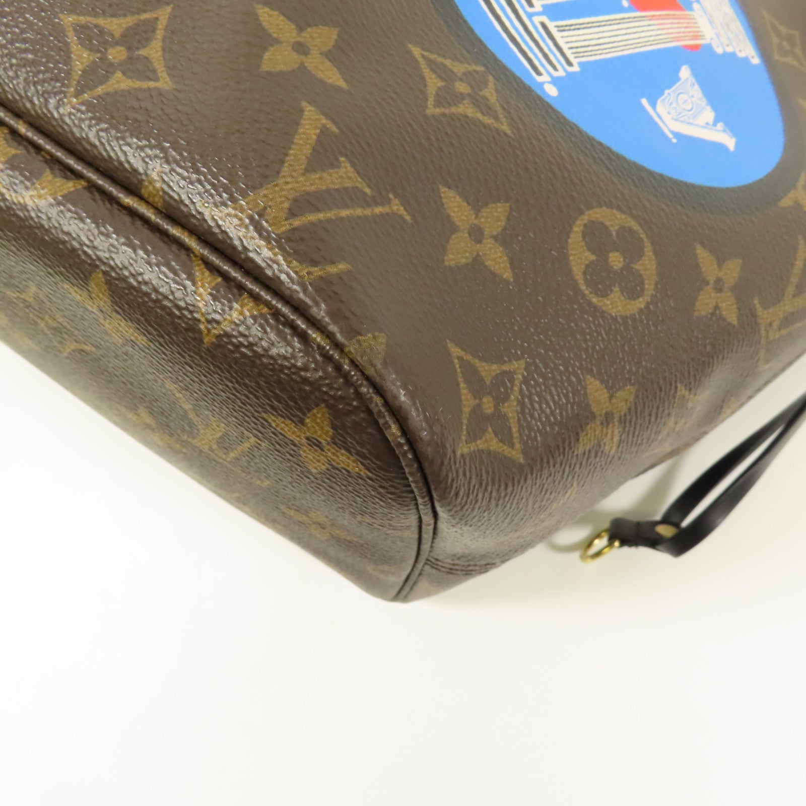 LOUIS VUITTON Monogram Macassar World Tour Neverfull MM手挽袋