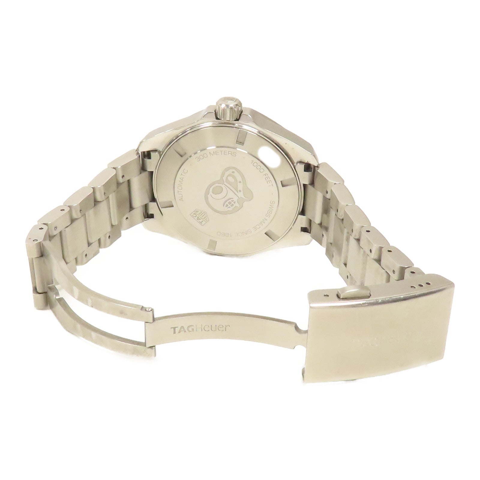 TAG HEUER Aquaracer不鏽鋼手錶自動機芯藍色