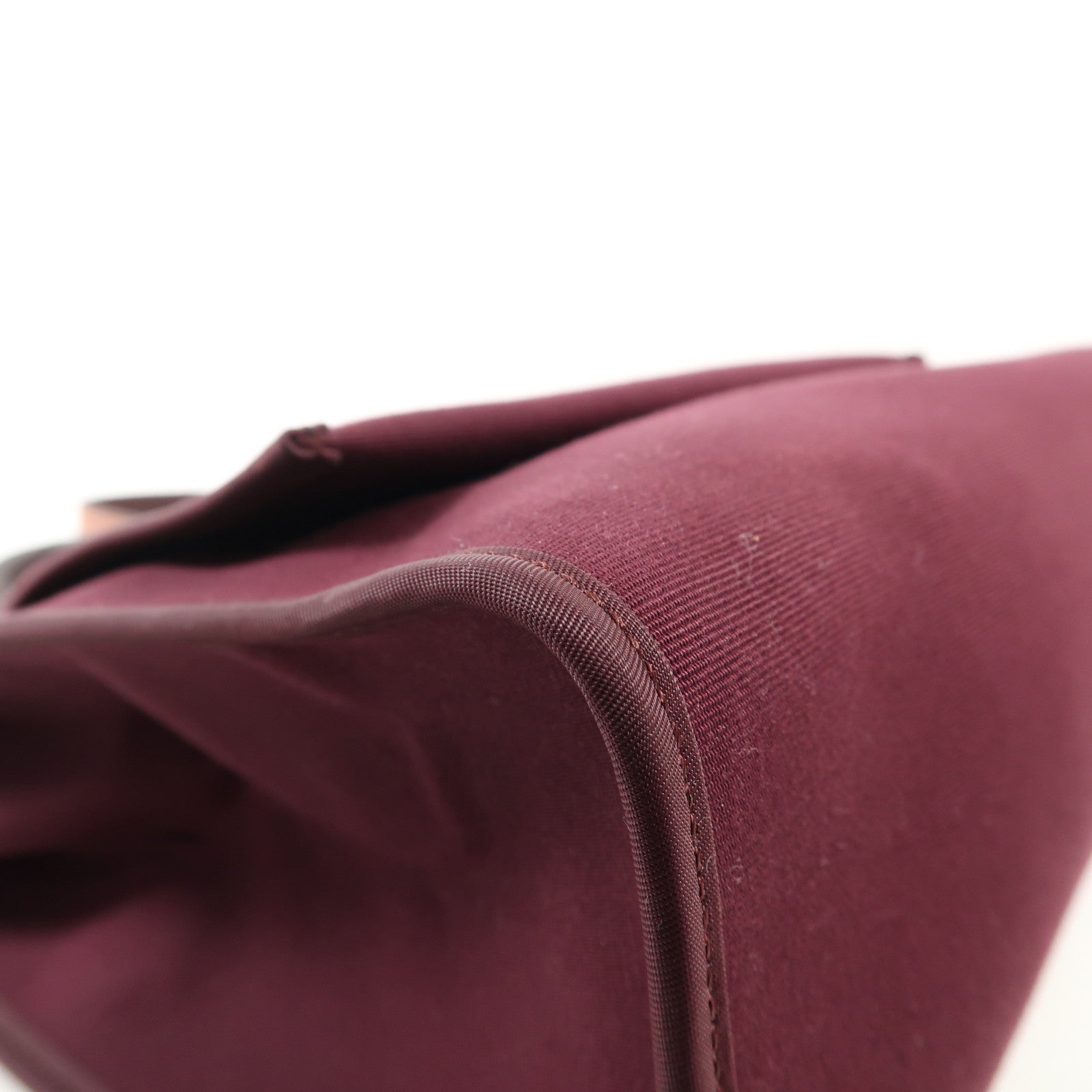 HERMES 帆布Herbag PM銀扣手挽肩背兩用袋