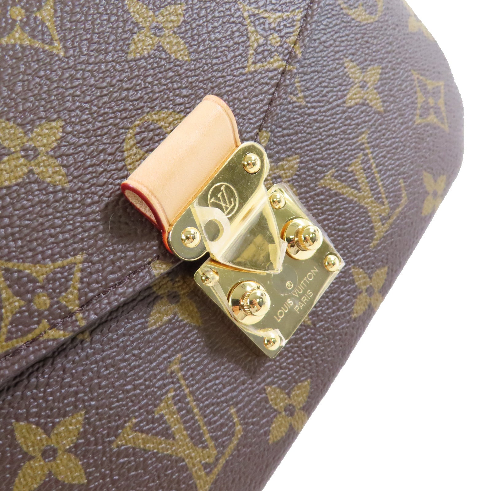 LOUIS VUITTON Monogram Pochete Metis 2Way Shoulder Bag金扣手挽肩背兩用袋啡色