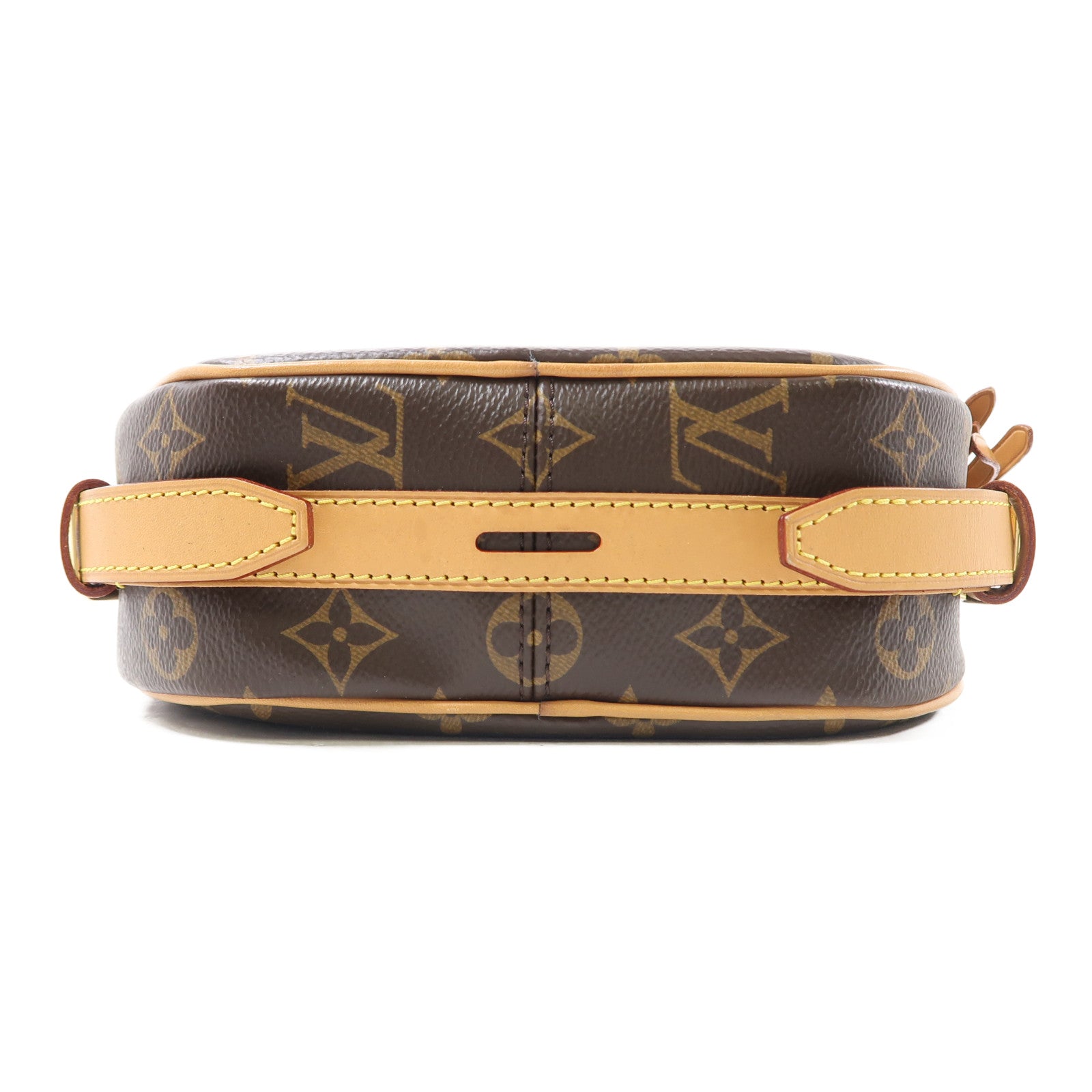 LOUIS VUITTON Monogram Boite Chapeau Souple金扣肩背袋棕色