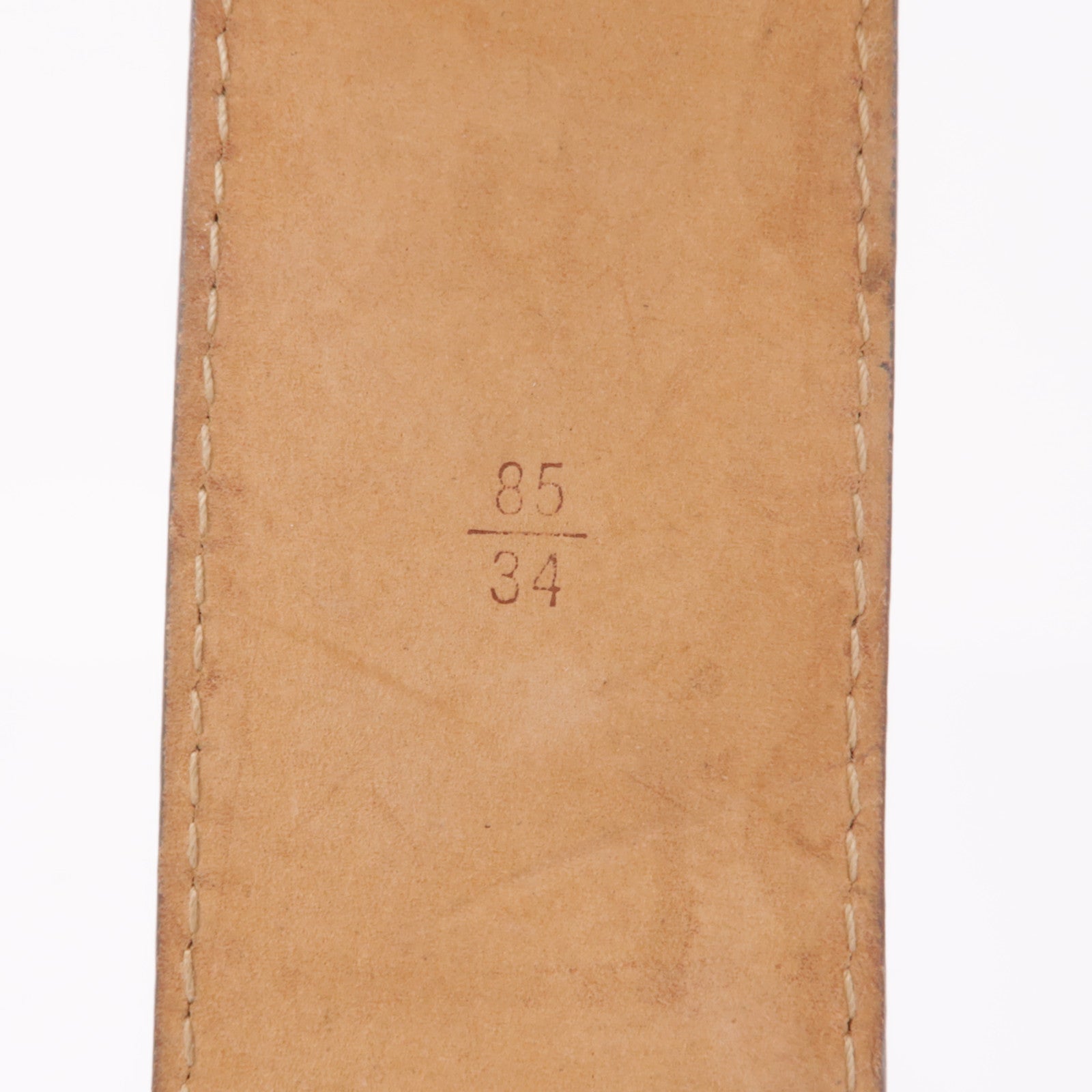 LOUIS VUITTON Monogram Belt 85cm金扣皮帶