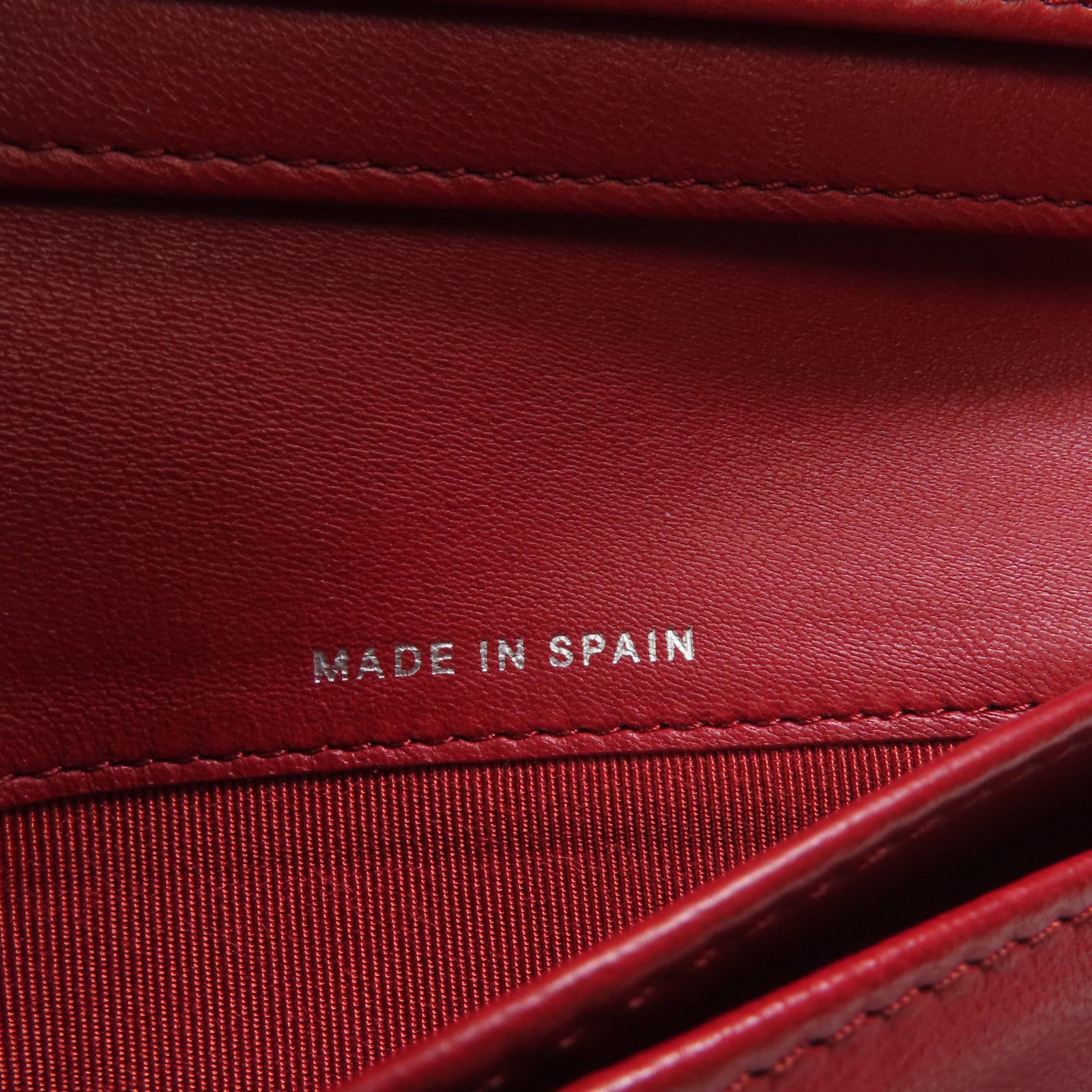 CHANEL 羊皮皮革Wallet銀扣錢包