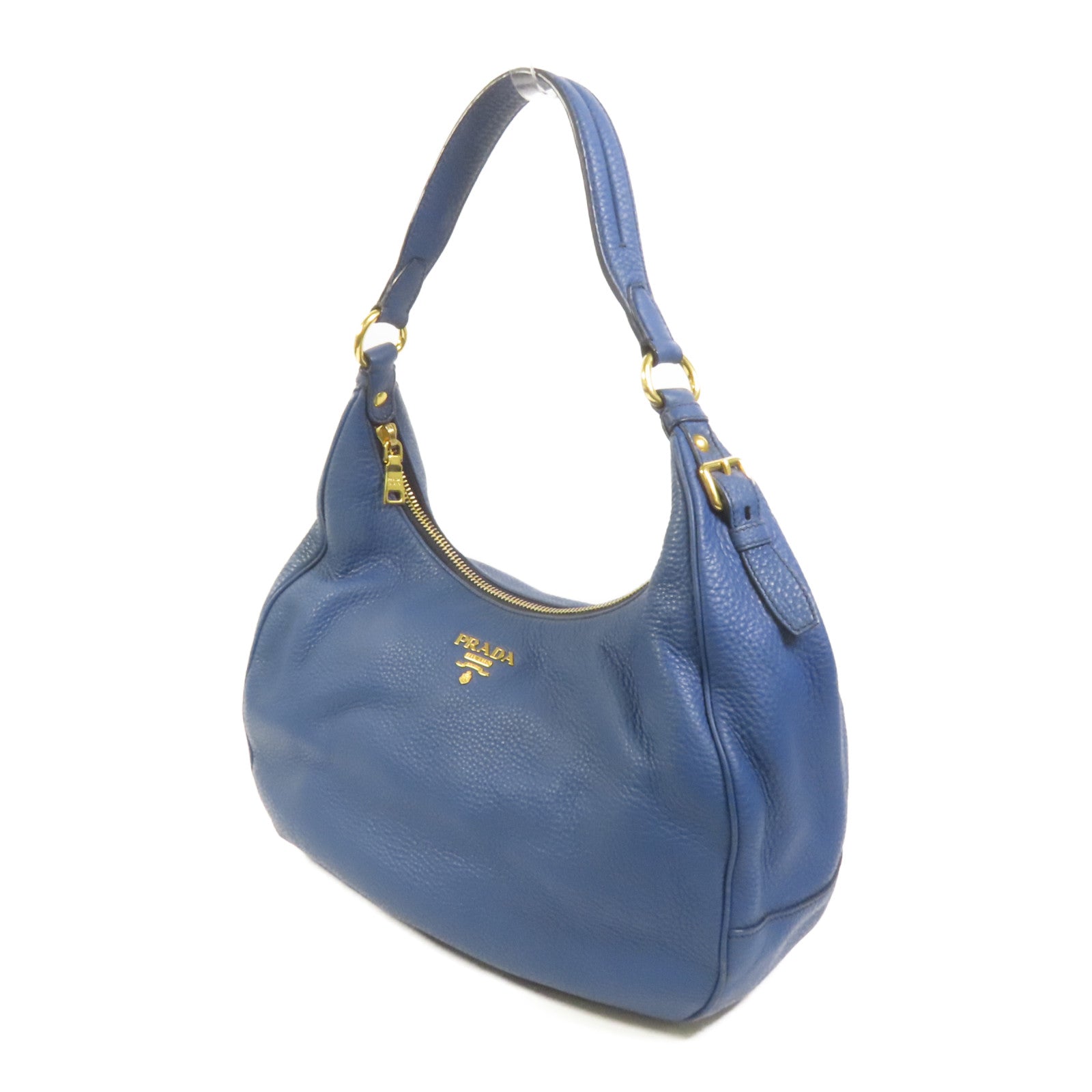 PRADA 牛皮皮革Shoulder Bag金扣肩背袋
