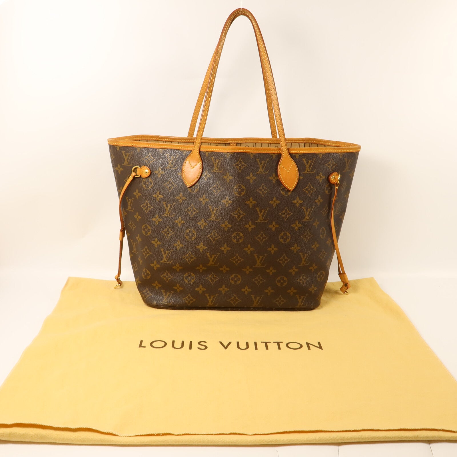 LOUIS VUITTON Monogram Neverfull MM手挽袋