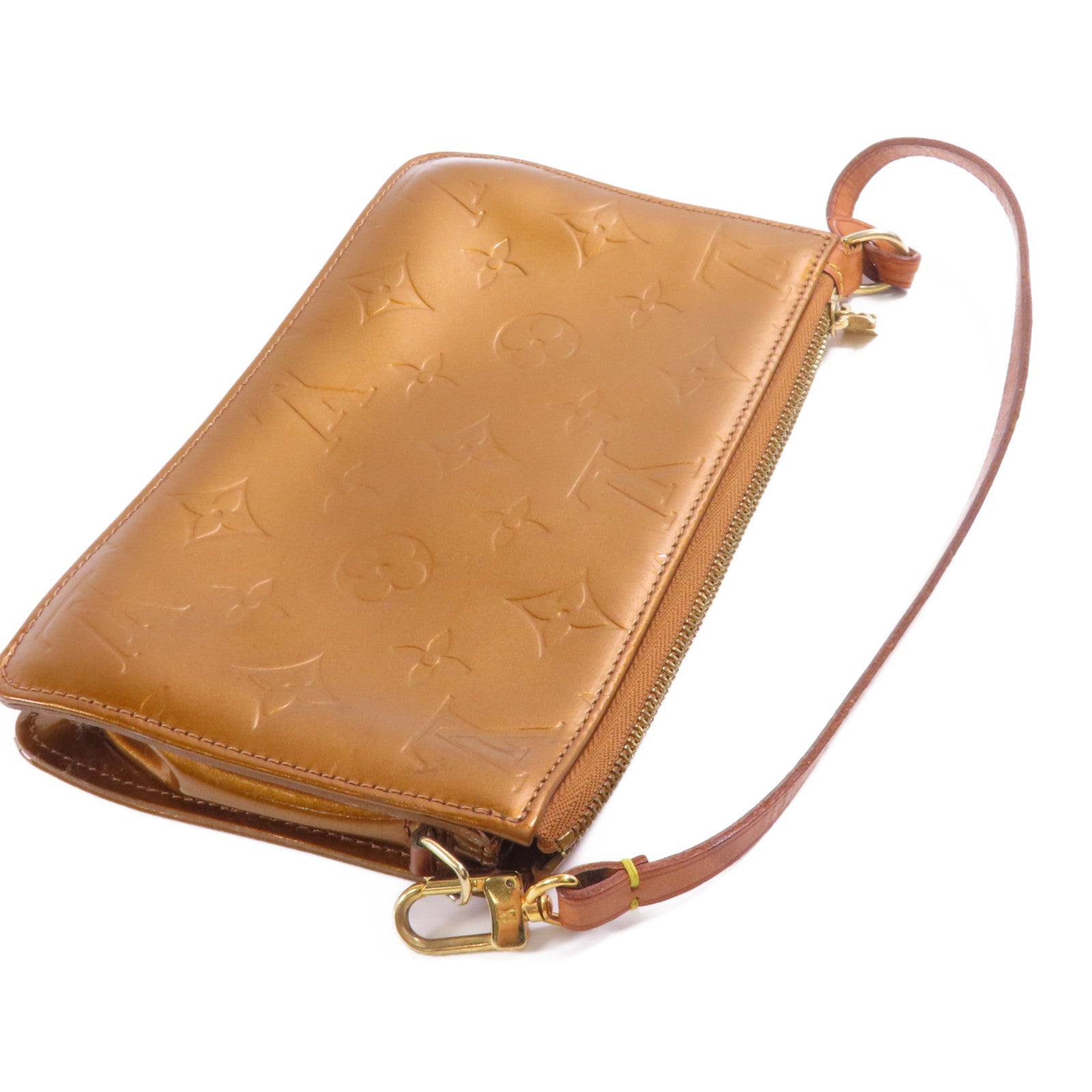 LOUIS VUITTON Vernis Monogram Venis Lexington Accessory Pouch金扣手挽袋