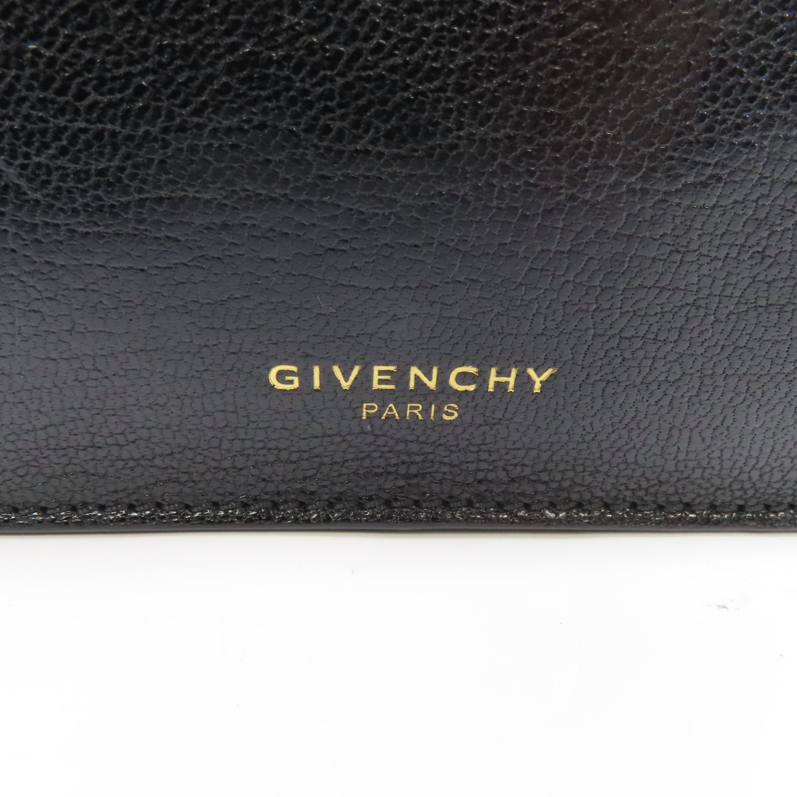 GIVENCHY 牛皮皮革2 Way Shoulder金扣手挽肩背兩用袋黑色