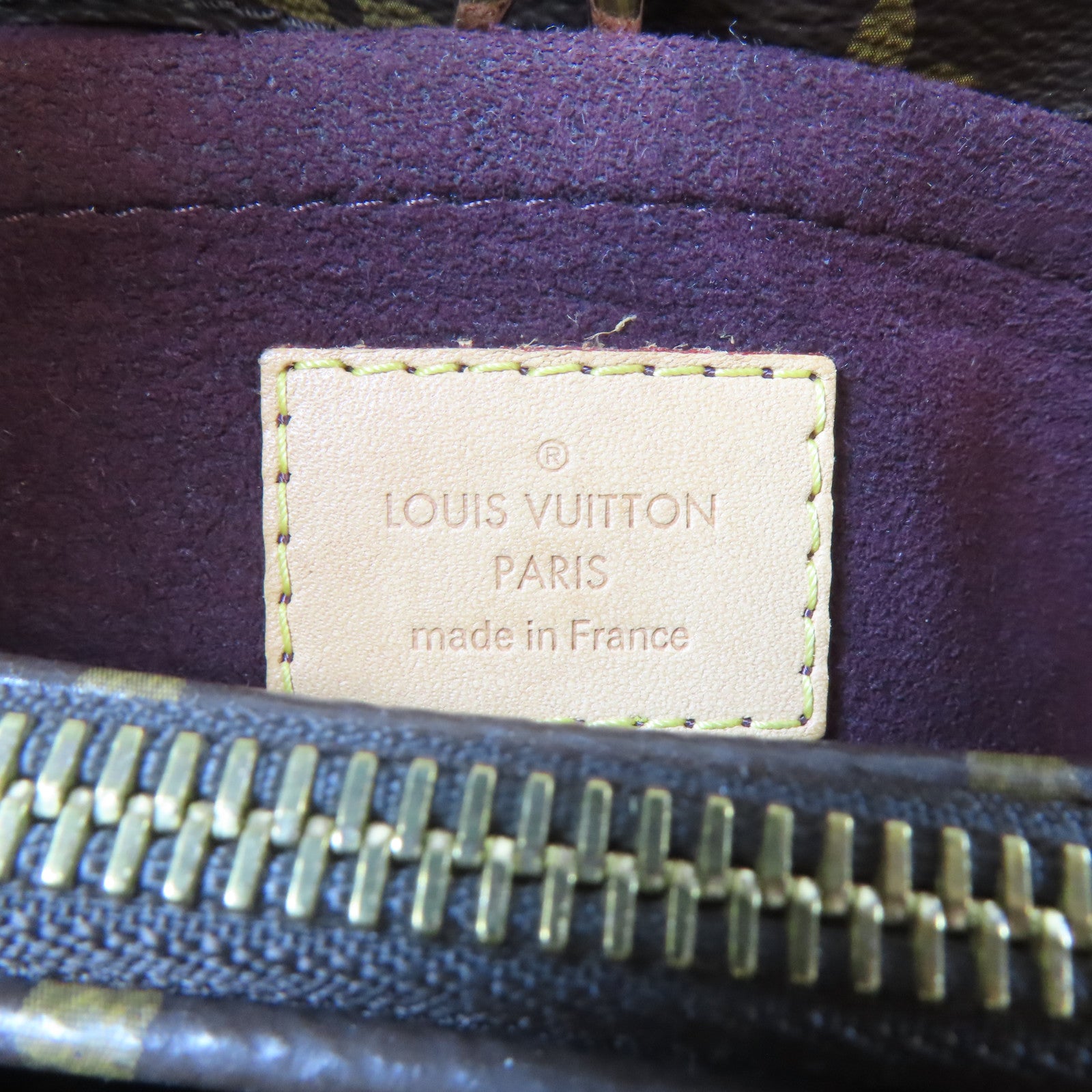 LOUIS VUITTON Monogram Montaigne BB金扣手挽肩背兩用袋啡色